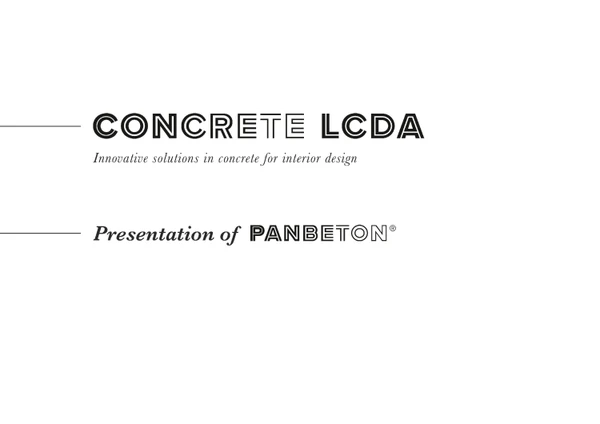 Image d’aperçu du fichier Concrete LCDA – Panbeton® Presentation (en)