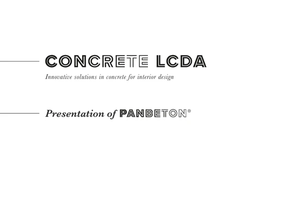 Image d’aperçu du fichier Concrete LCDA – Panbeton® Presentation (us)