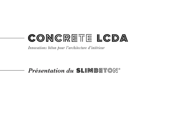 Image d’aperçu du fichier Presentation Slimbeton (fr)