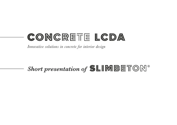 Image d’aperçu du fichier Slimbeton Presentation (en)