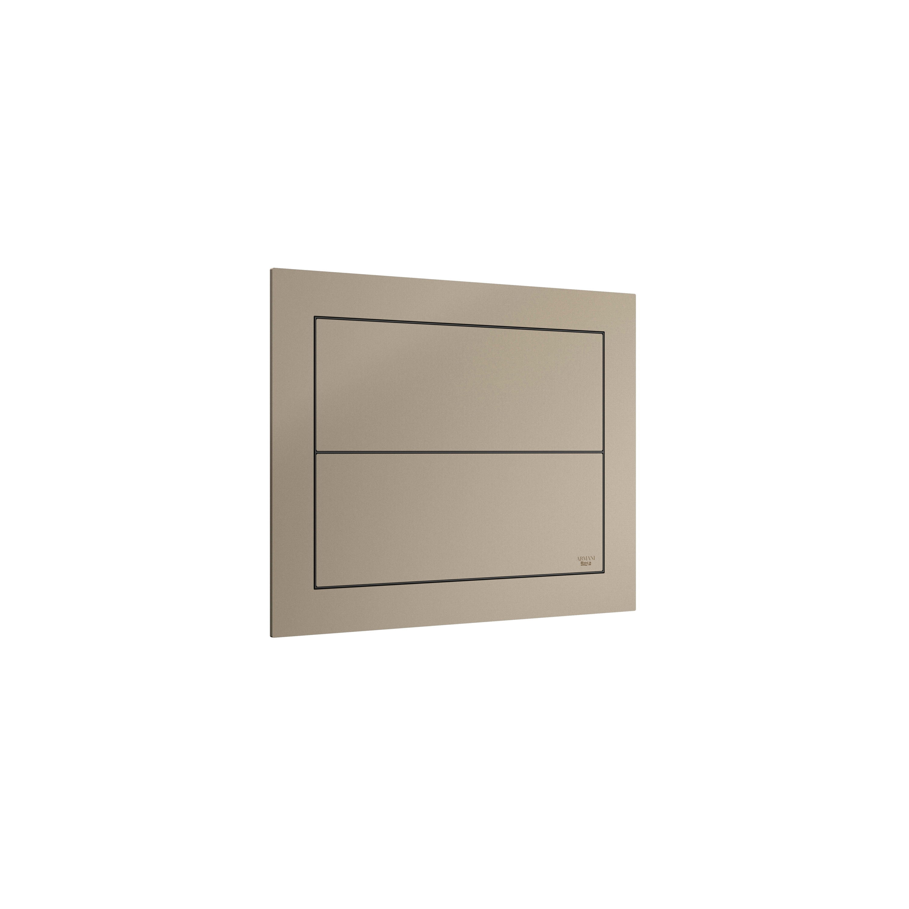 Display product INSTALLATION SYSTEMS | Built-in 3/6L dual capacitative operating flush for Pro-Sysem support 250 mm | Greige from manufacturer Armani Roca
