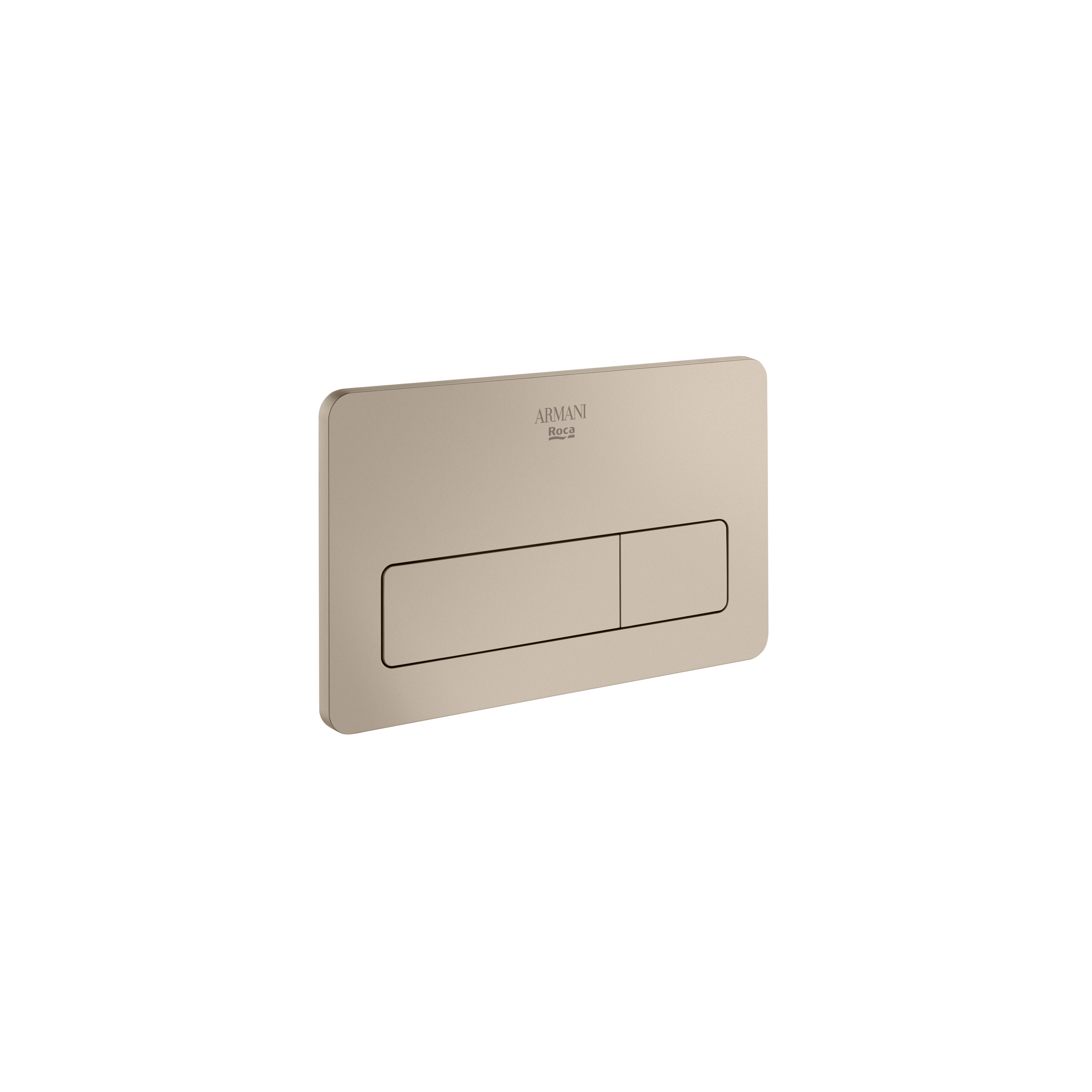 INSTALLATION SYSTEMS | Placca ad azionamento meccanico a doppio scarico 3/6 litri per supporto Pro System | Greige