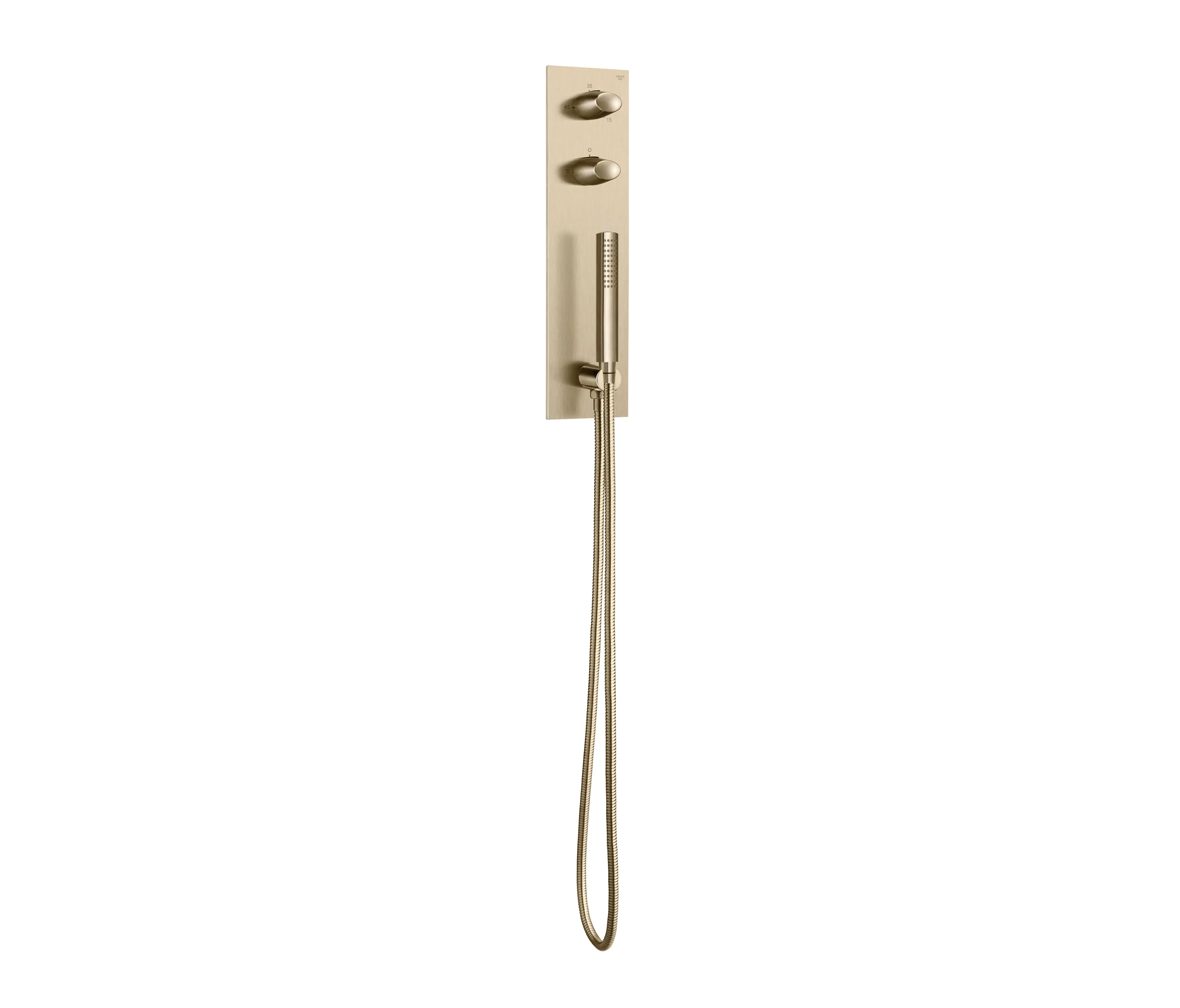 Armani Roca - FAUCETS | Built-in thermostatic shower mixer with 2 functions including handshower | Greige