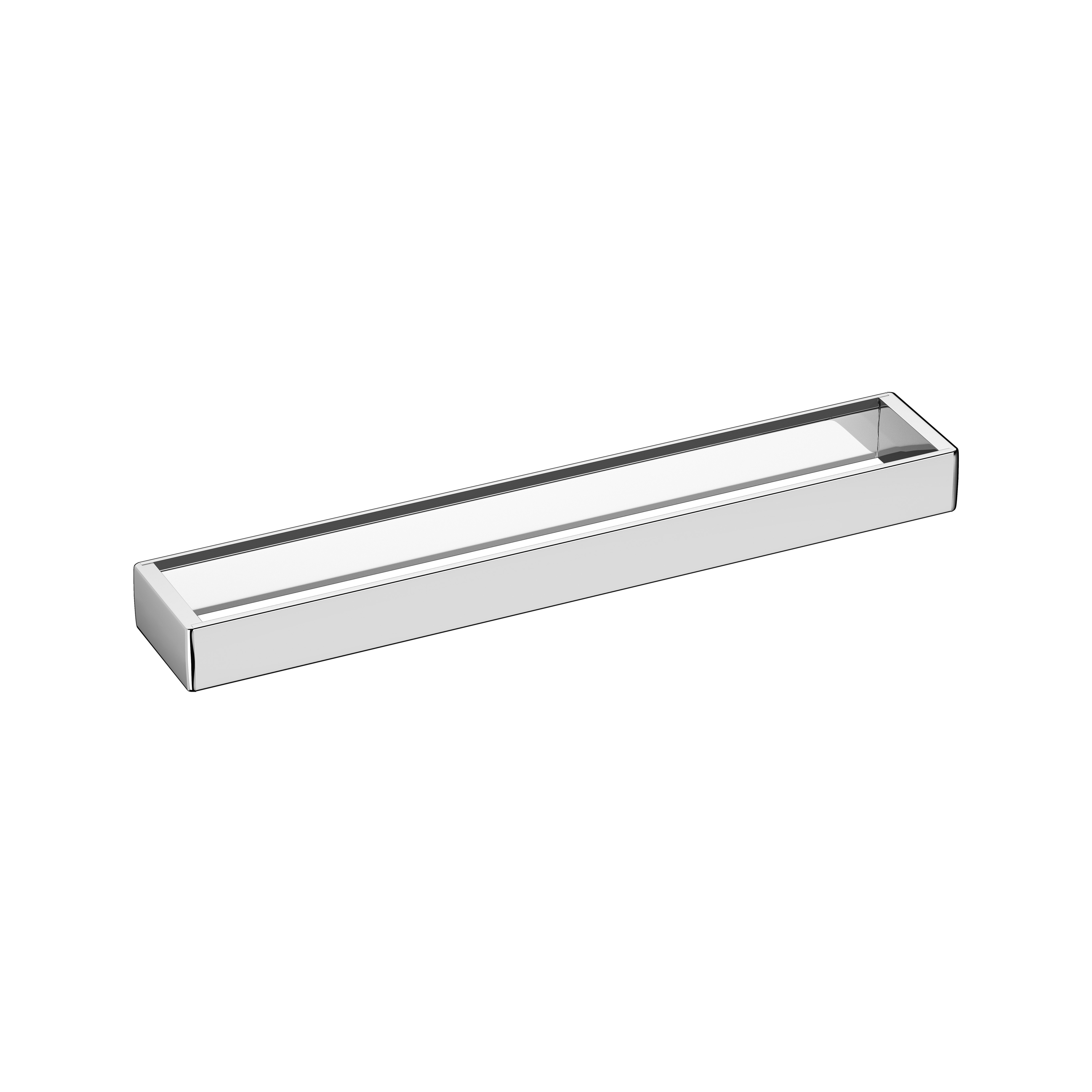 ACCESSOIRES | Tablette à rebords 752,5 x 120 mm | Chrome