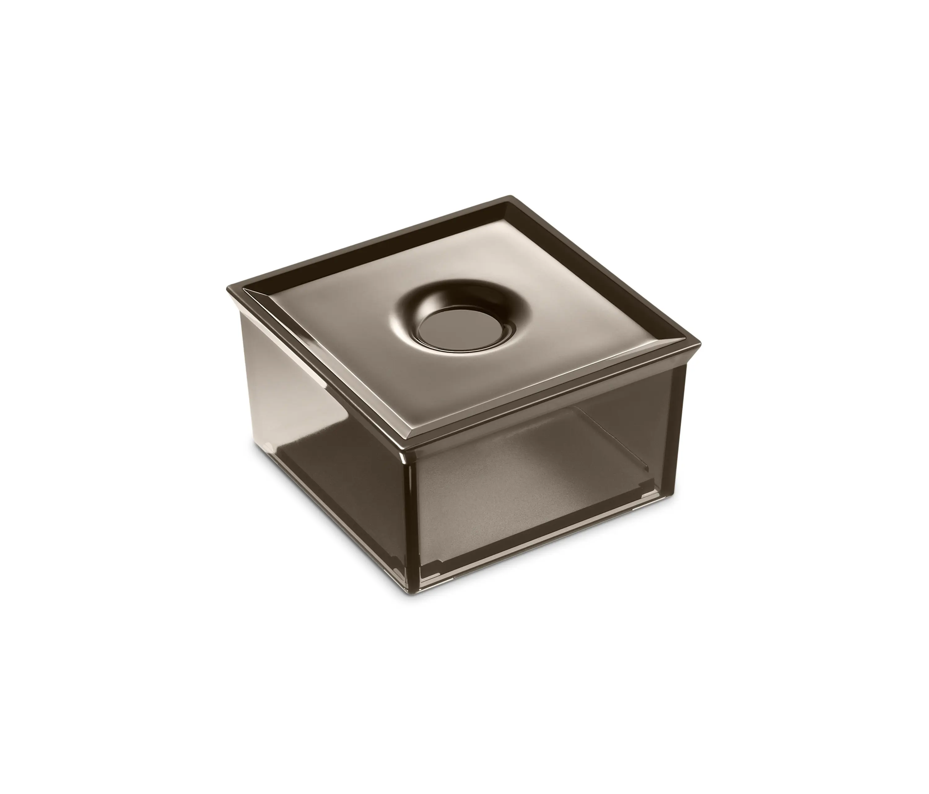 Armani Roca - ACCESSORIES | Square container with lid for profile shelf and furniture