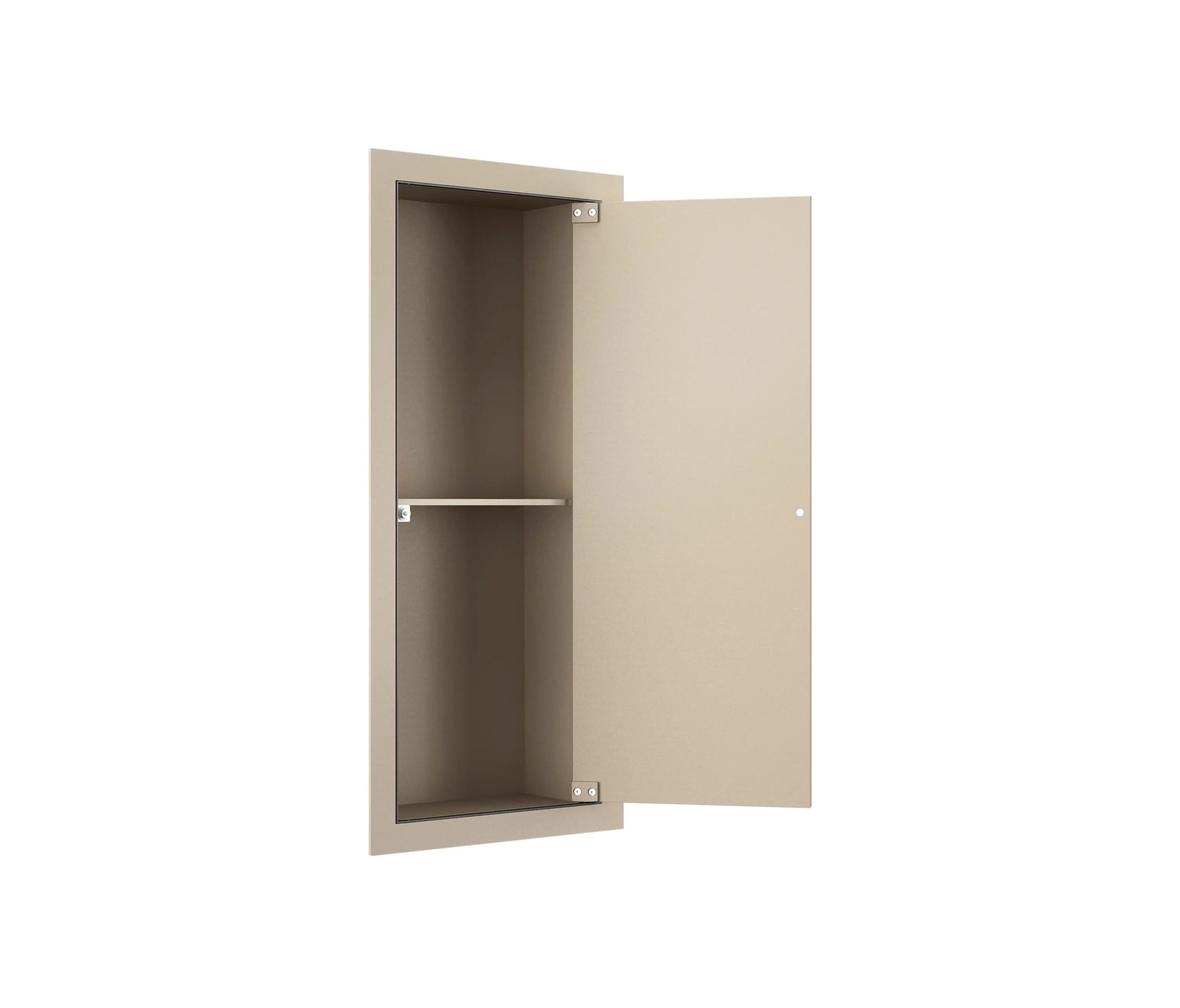 Armani Roca - FURNITURE | Built-in vertical cabinet with shelf | Greige