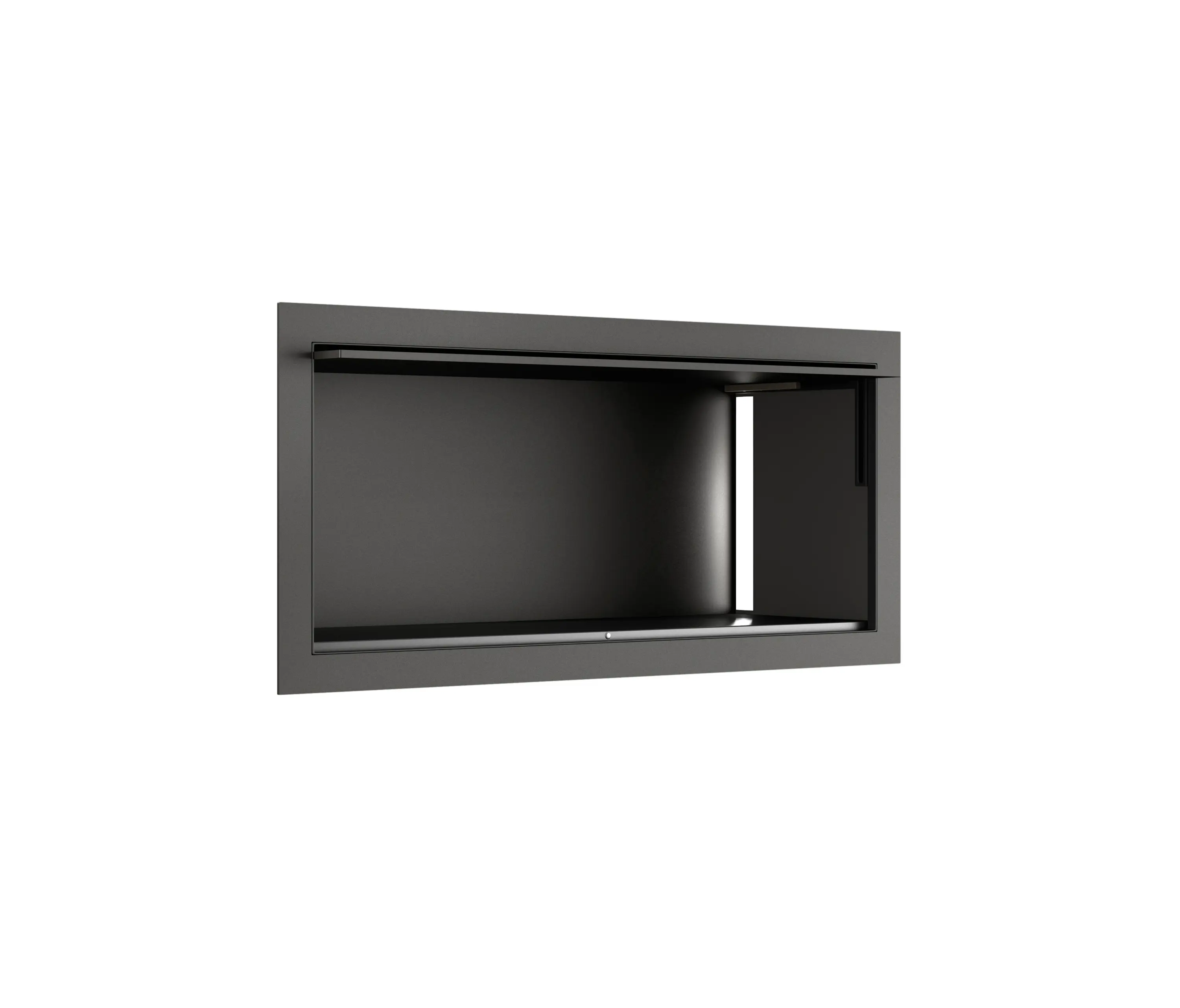Armani Roca - FURNITURE | Built-in horizontal cabinet | Nero