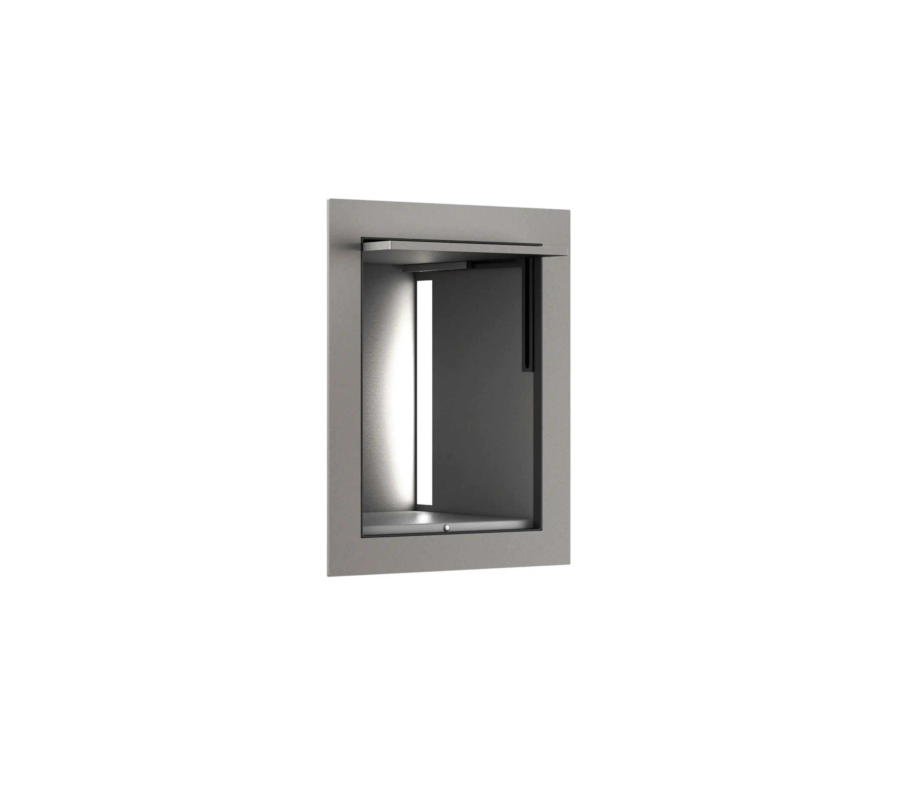 Armani Roca - FURNITURE | Built-in storage cabinet | Silver