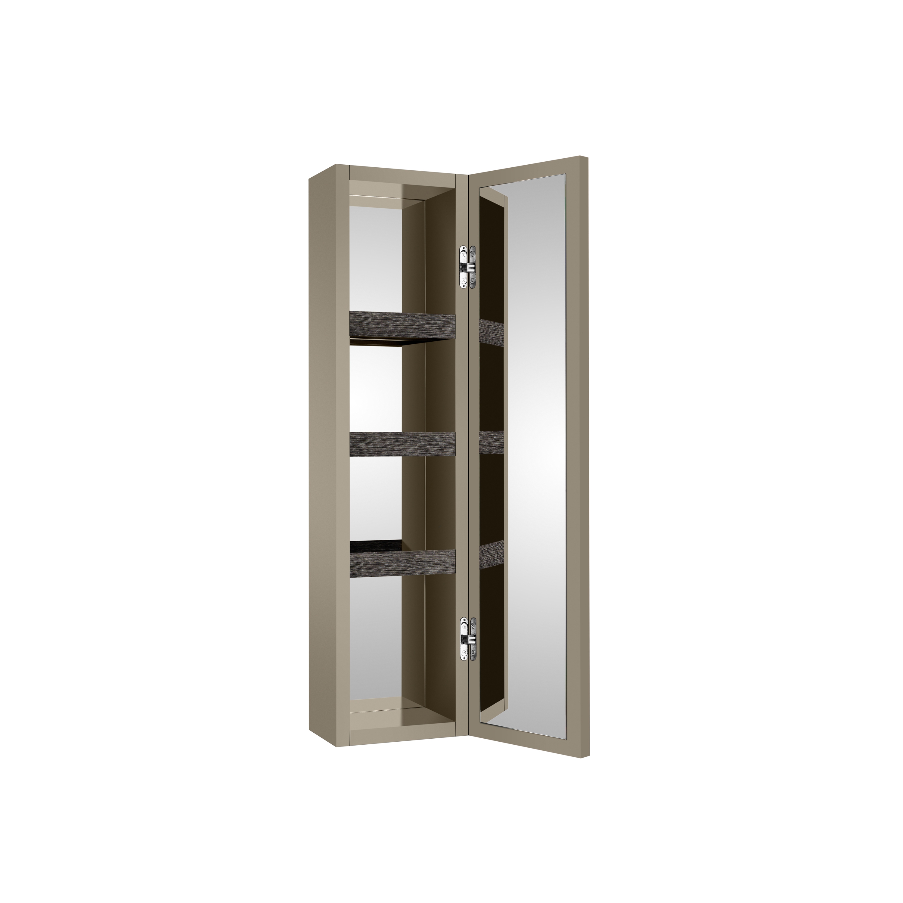 Mostrar el producto MUEBLES DE BAÑO | Mueble mural de una puerta de apertura de 180º | Greige del fabricante Armani Roca