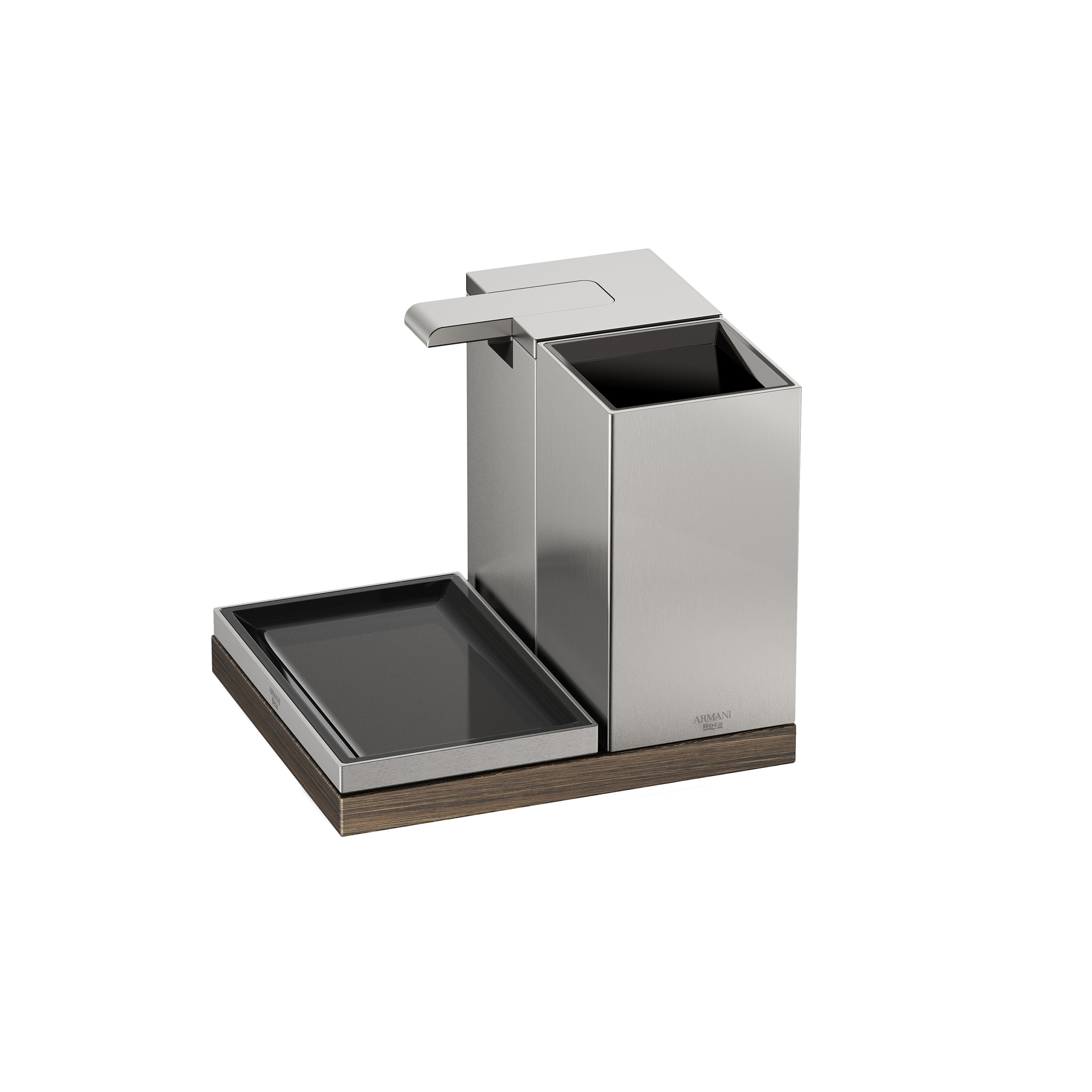 Display product ACCESSORIES | 3 piece accessories set | Brushed Steel from manufacturer Armani Roca