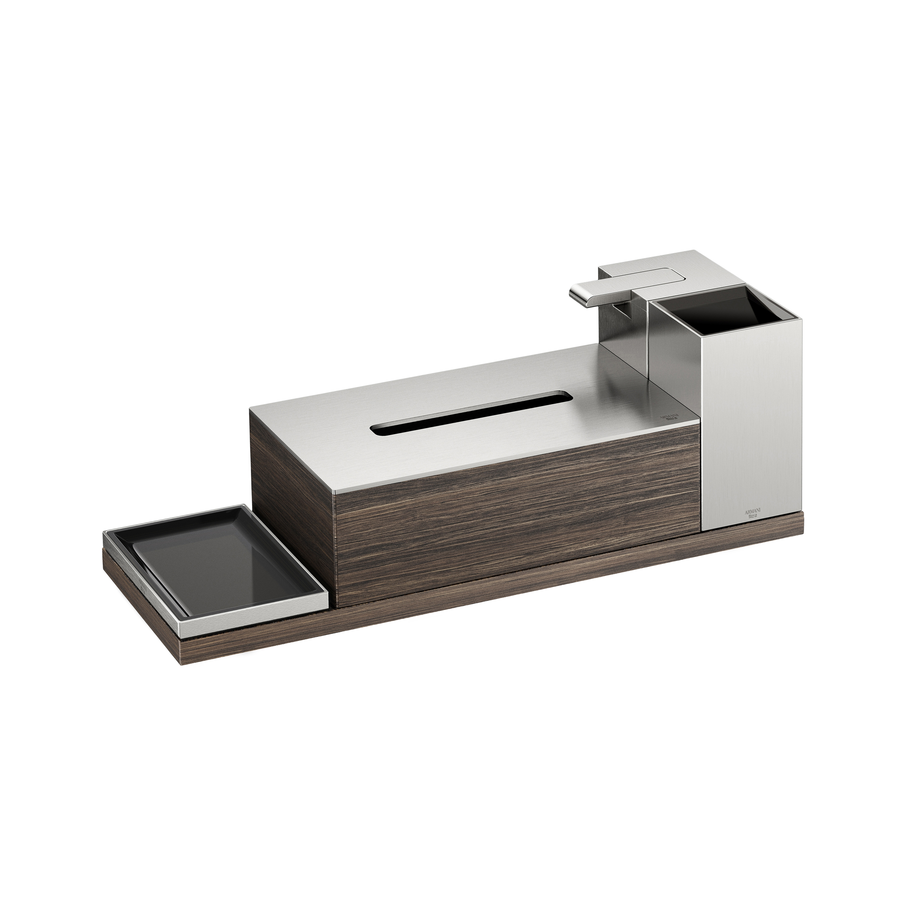 Mostrar el producto ACCESORIOS | Set de belleza compuesto por 4 elementos | Brushed Steel del fabricante Armani Roca