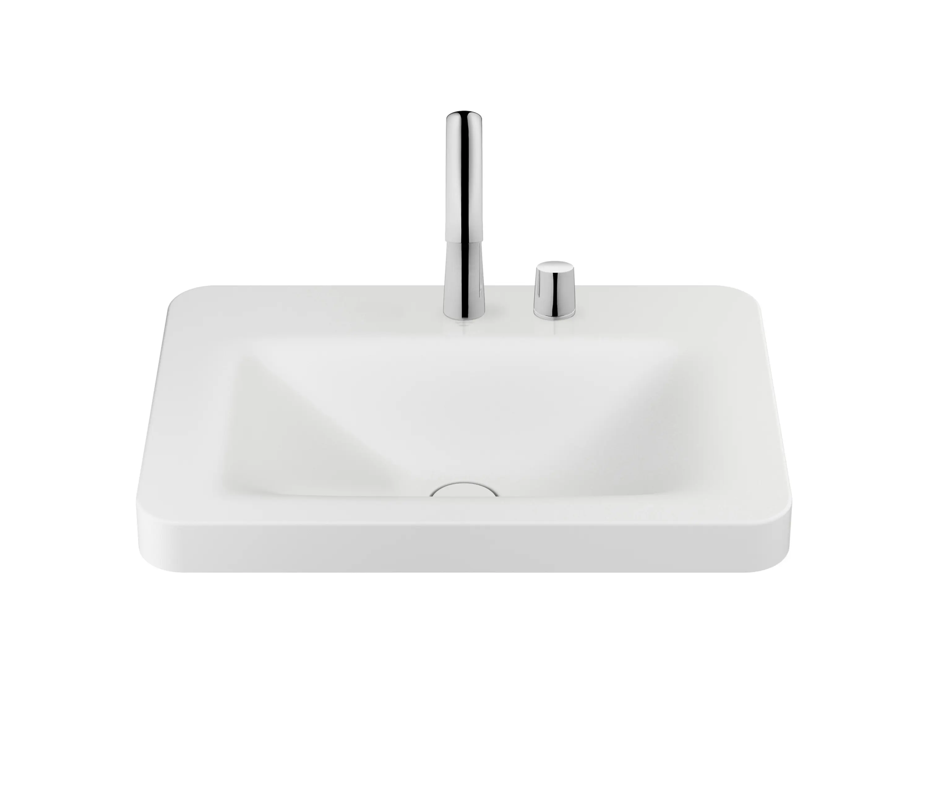 Armani Roca - LAVABOS | Lavabo de sobre encimera 660 mm con 2 orificios de grifería
Off White