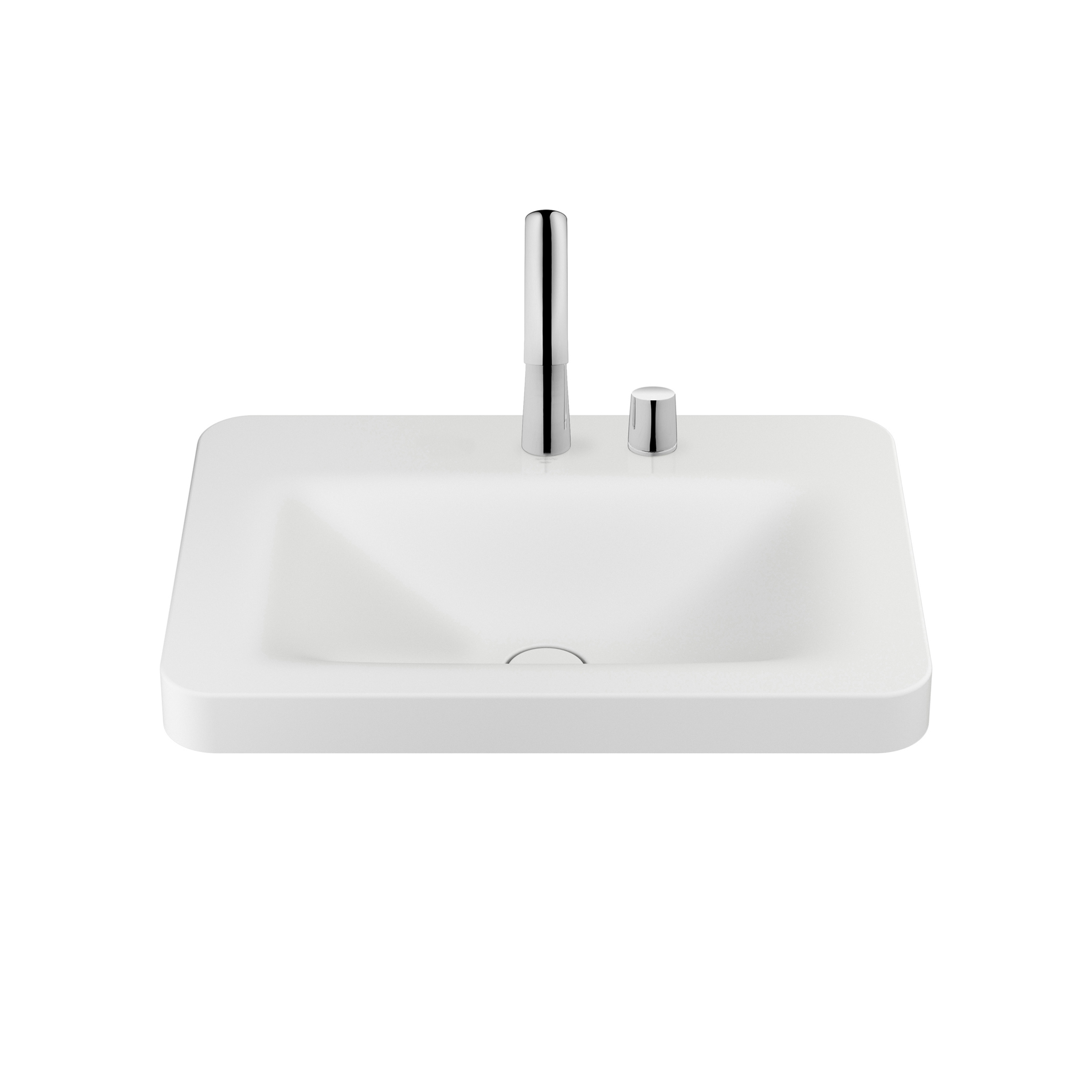 Mostra il prodotto BASINS | 660 mm over countertop washbasin for 2-hole basin mixer | Off White del produttore Armani Roca