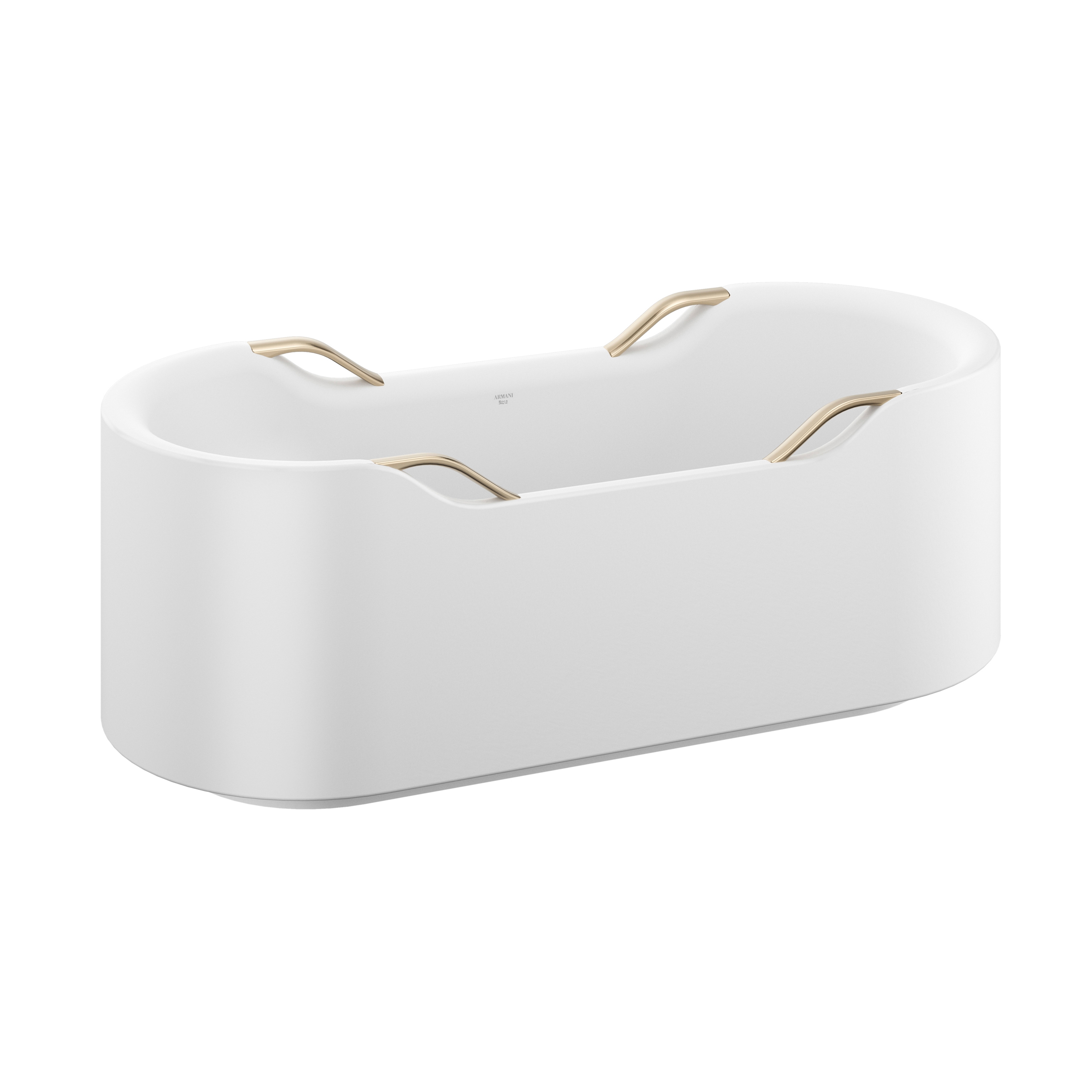 VASCHE | Vasca da bagno freestanding con quattro maniglie | Greige