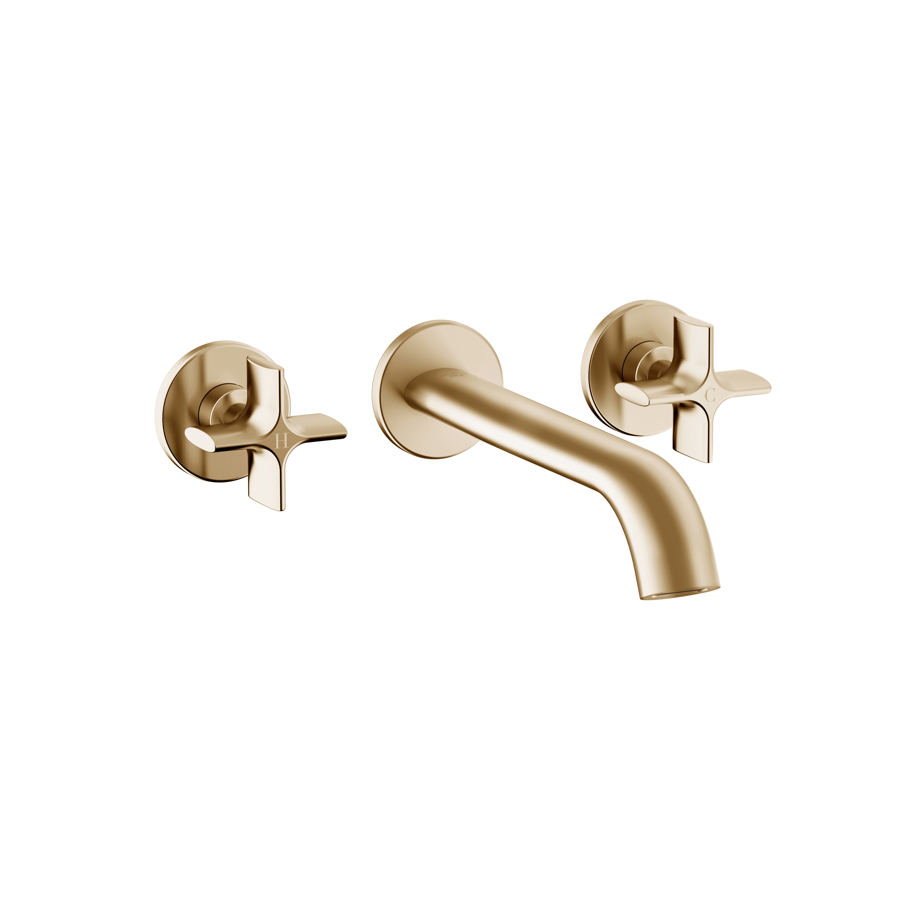 Display product FAUCETS | 3-hole built-in basin mixer with 230 mm spout | Greige from manufacturer Armani Roca