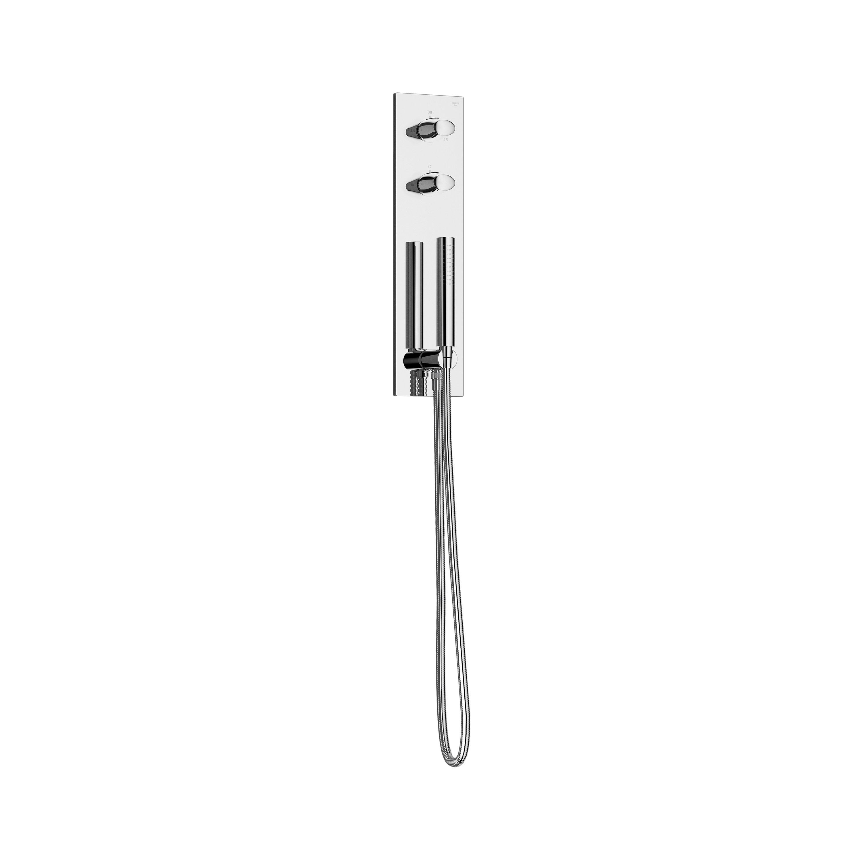 FAUCETS | Built-in thermostatic shower mixer with 2 functions including handshower | Chrome