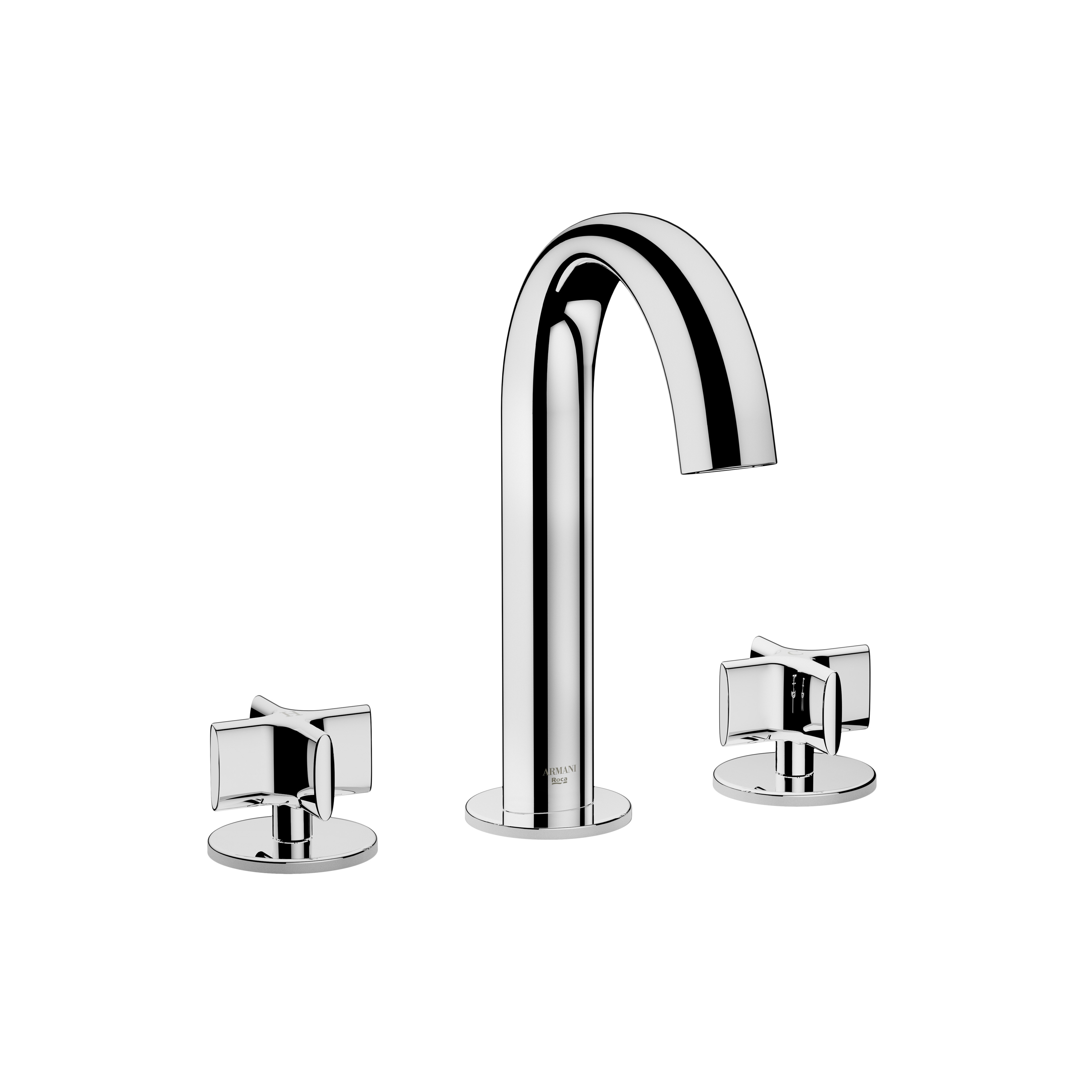 RUBINETTI | Miscelatore per lavabo a 3 fori  | Chrome