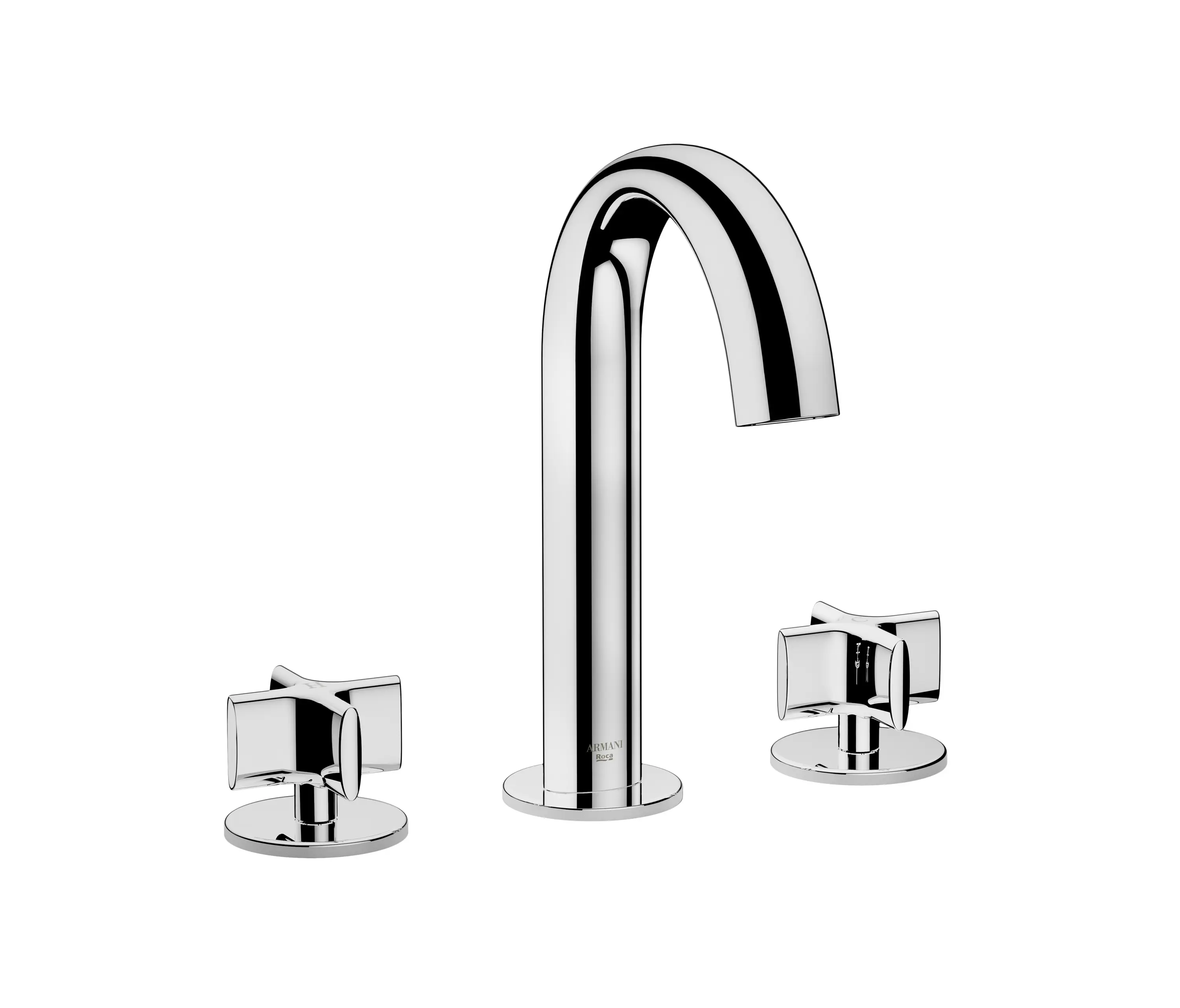 Armani Roca - RUBINETTI | Miscelatore per lavabo a 3 fori  | Chrome
