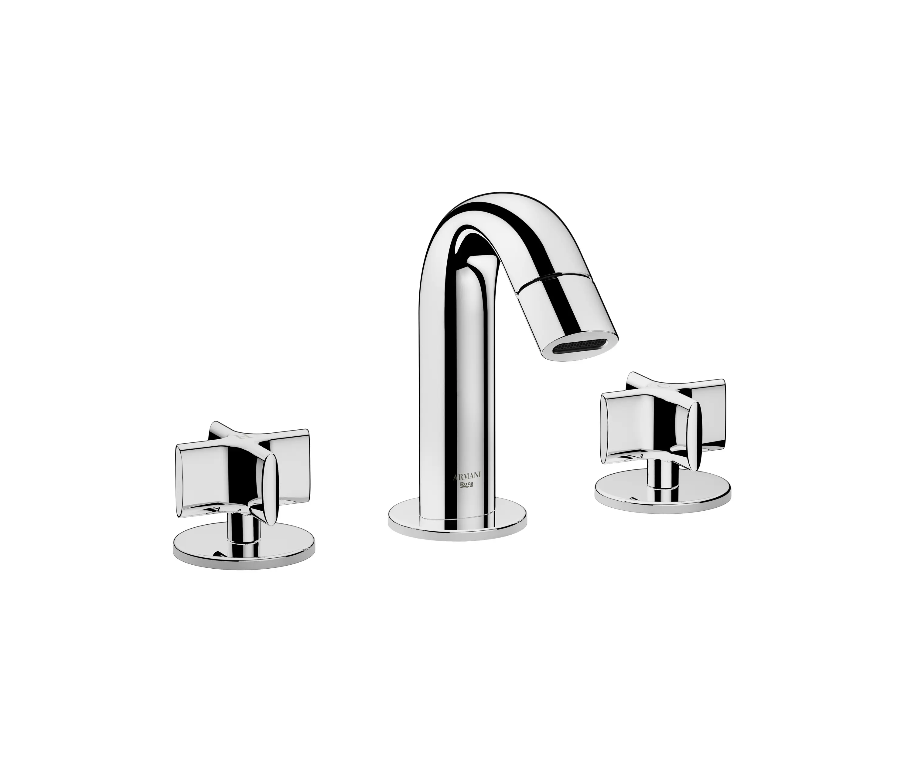 Armani Roca - RUBINETTI | Miscelatore per bidet a 3 fori | Chrome