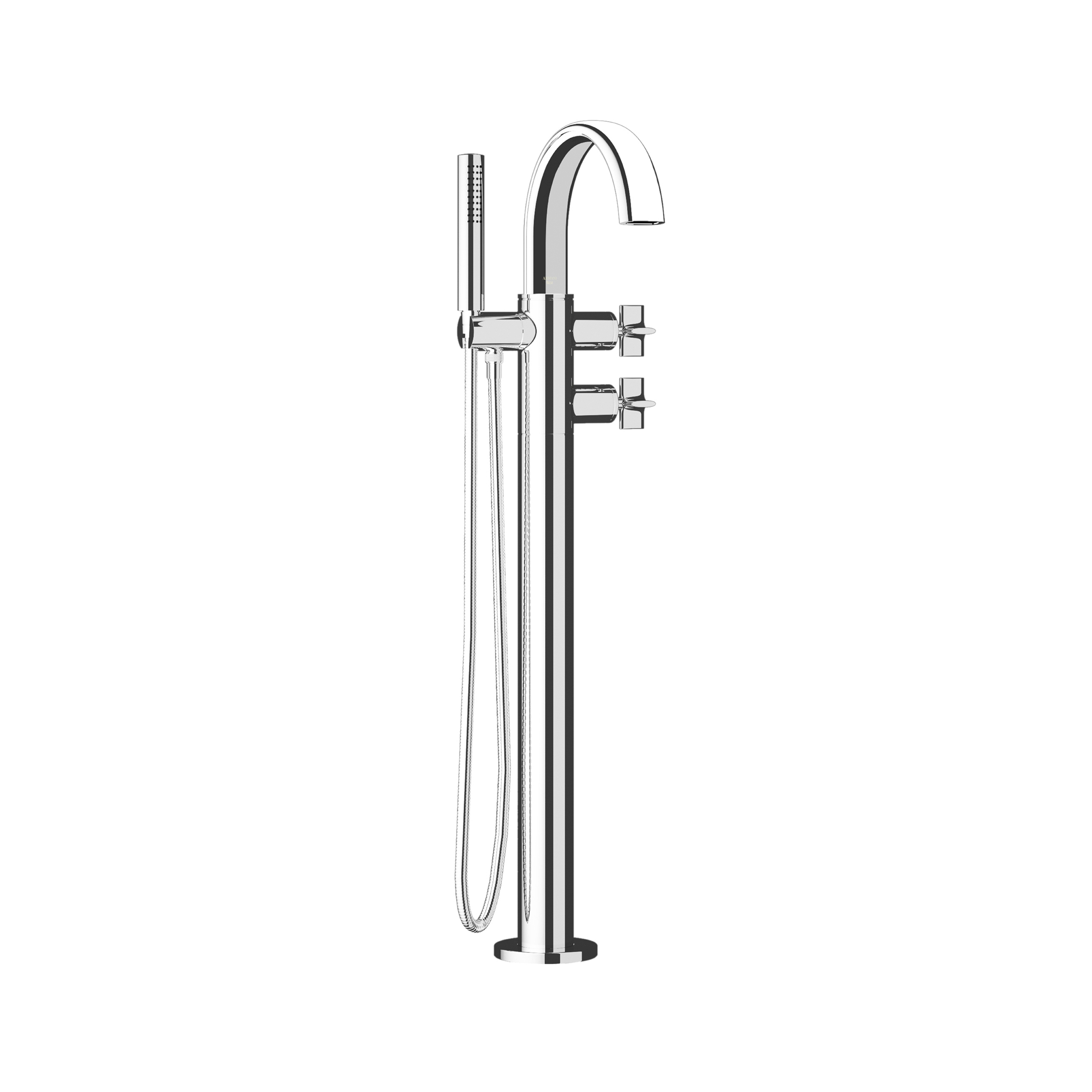 RUBINETTI | Miscelatore termostatico vasca/doccia da pavimento | Chrome