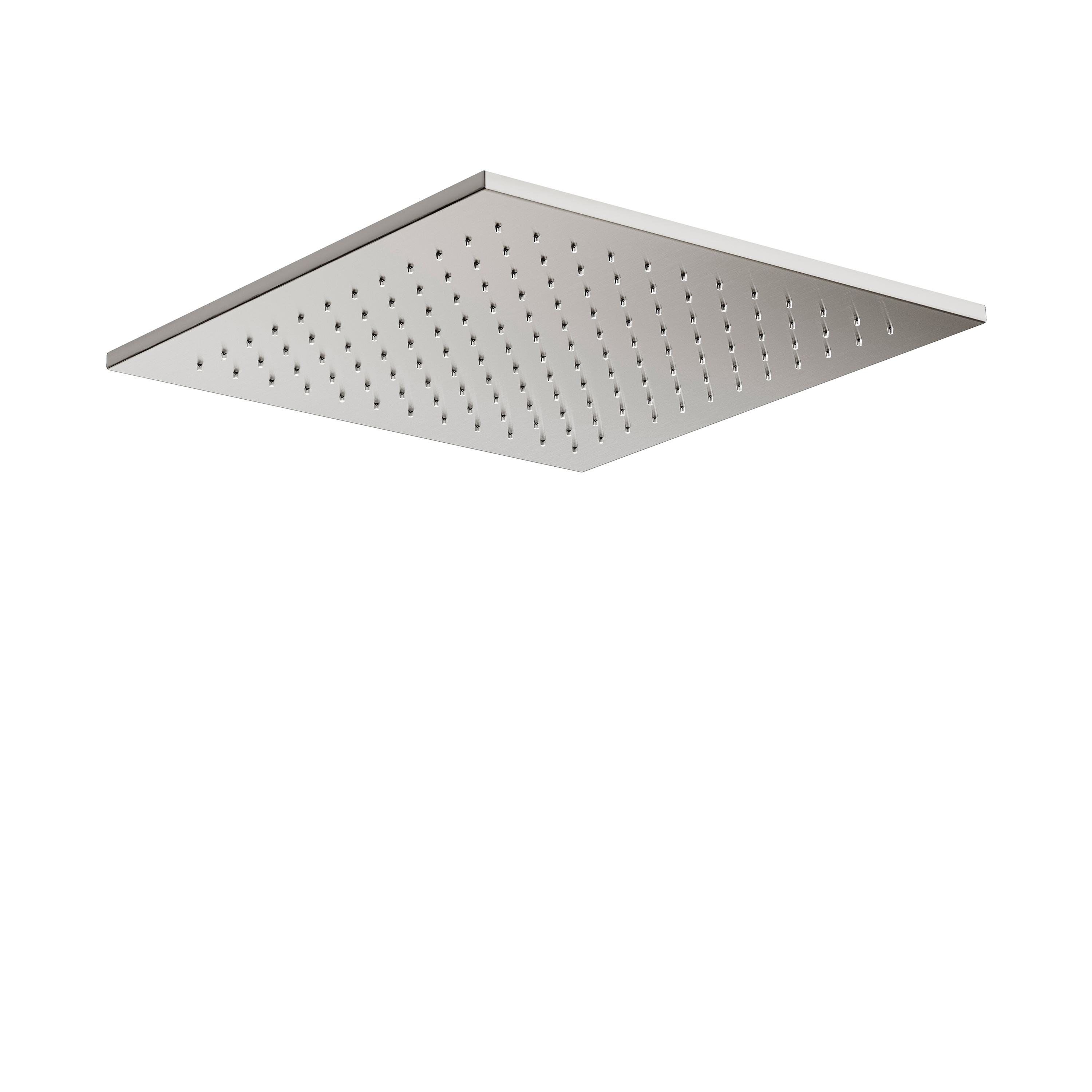 FAUCETS | Douche de tête à effet pluie de 450 x 450 mm | Brushed Steel