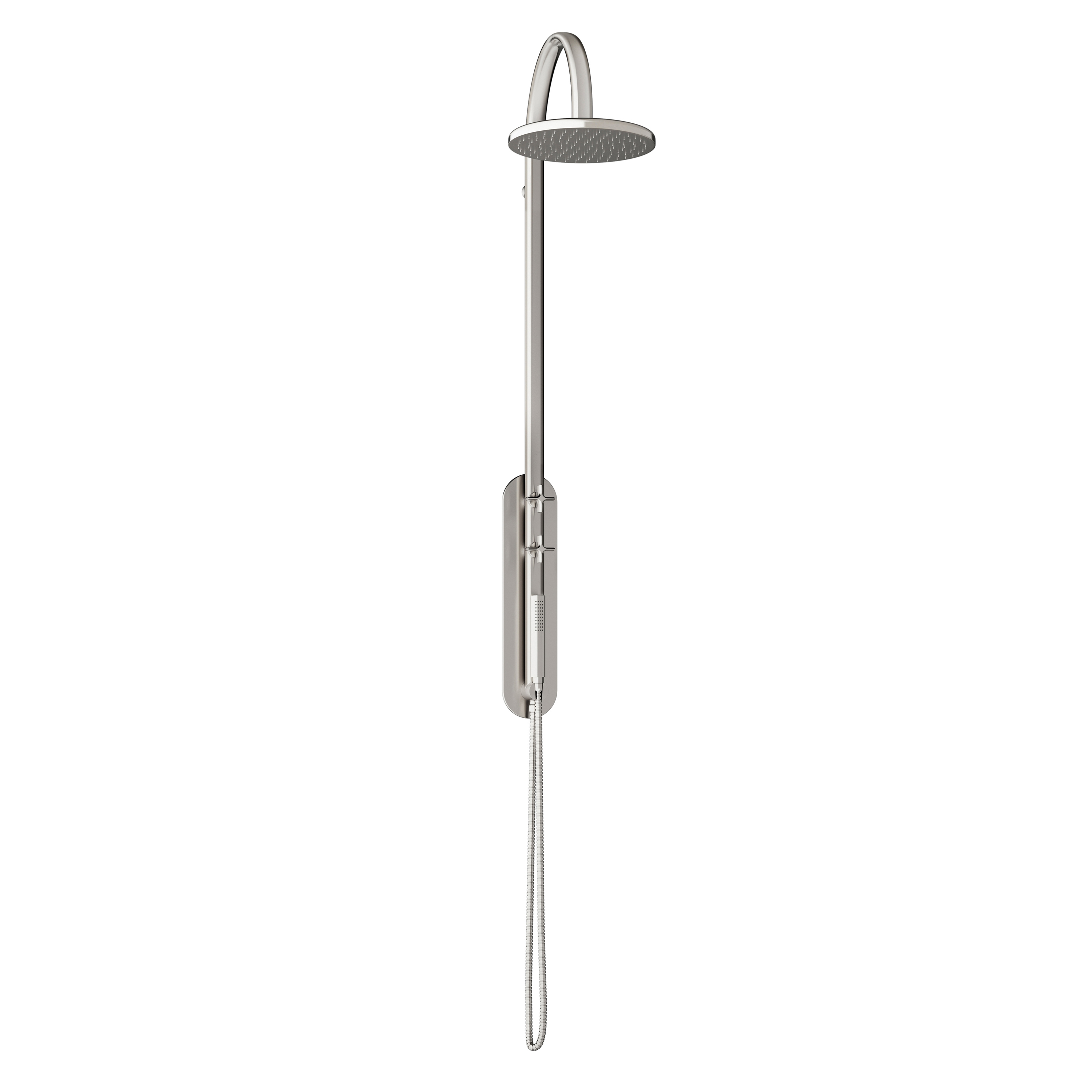 RUBINETTI | Colonna doccia termostatica | Brushed Steel