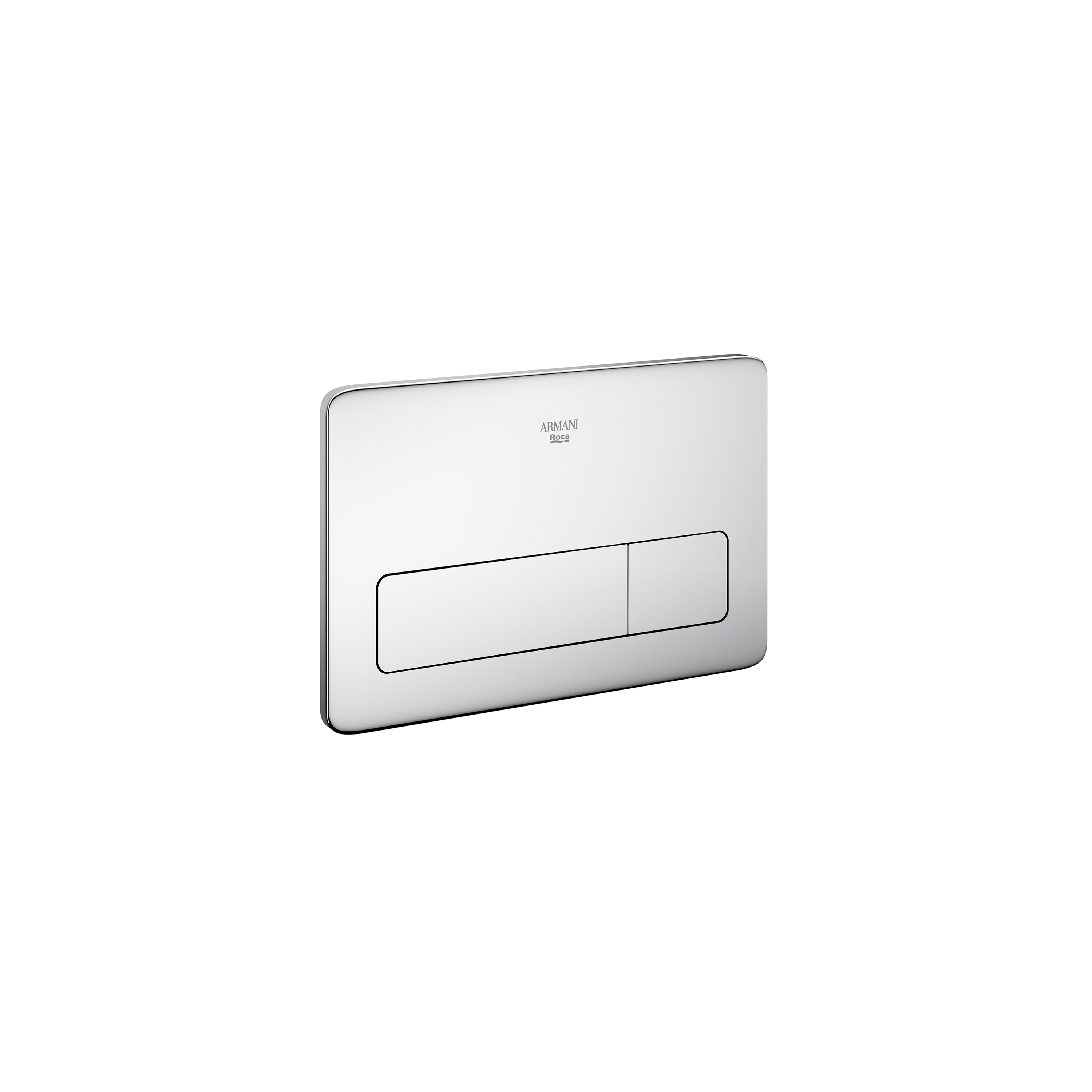 INSTALLATION SYSTEM | Placca ad azionamento meccanico a doppio scarico 3/6 litri per supporto Pro System | Chrome