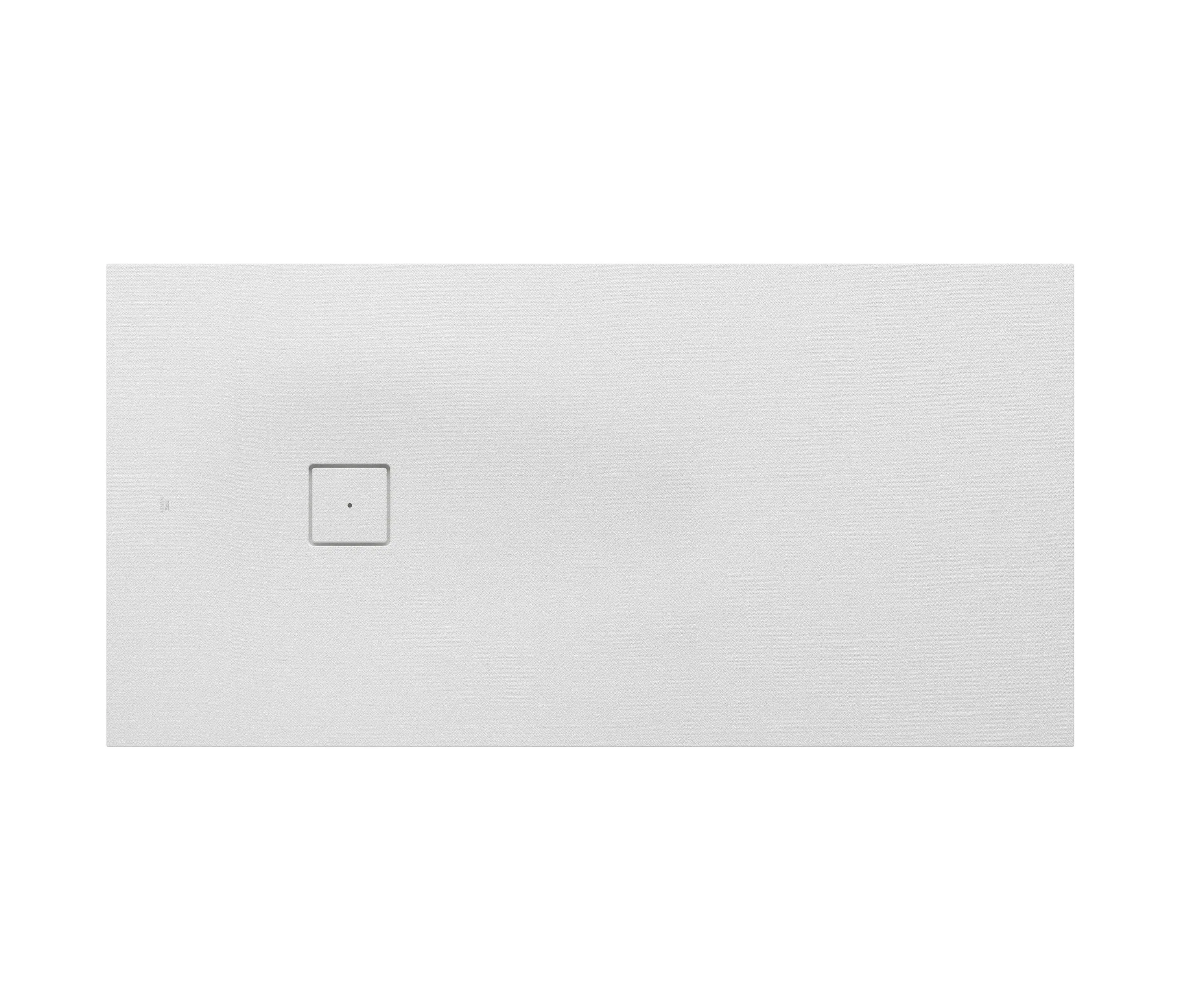 Armani Roca - SHOWER TRAYS | L superslim shower tray with with side waste | Off White