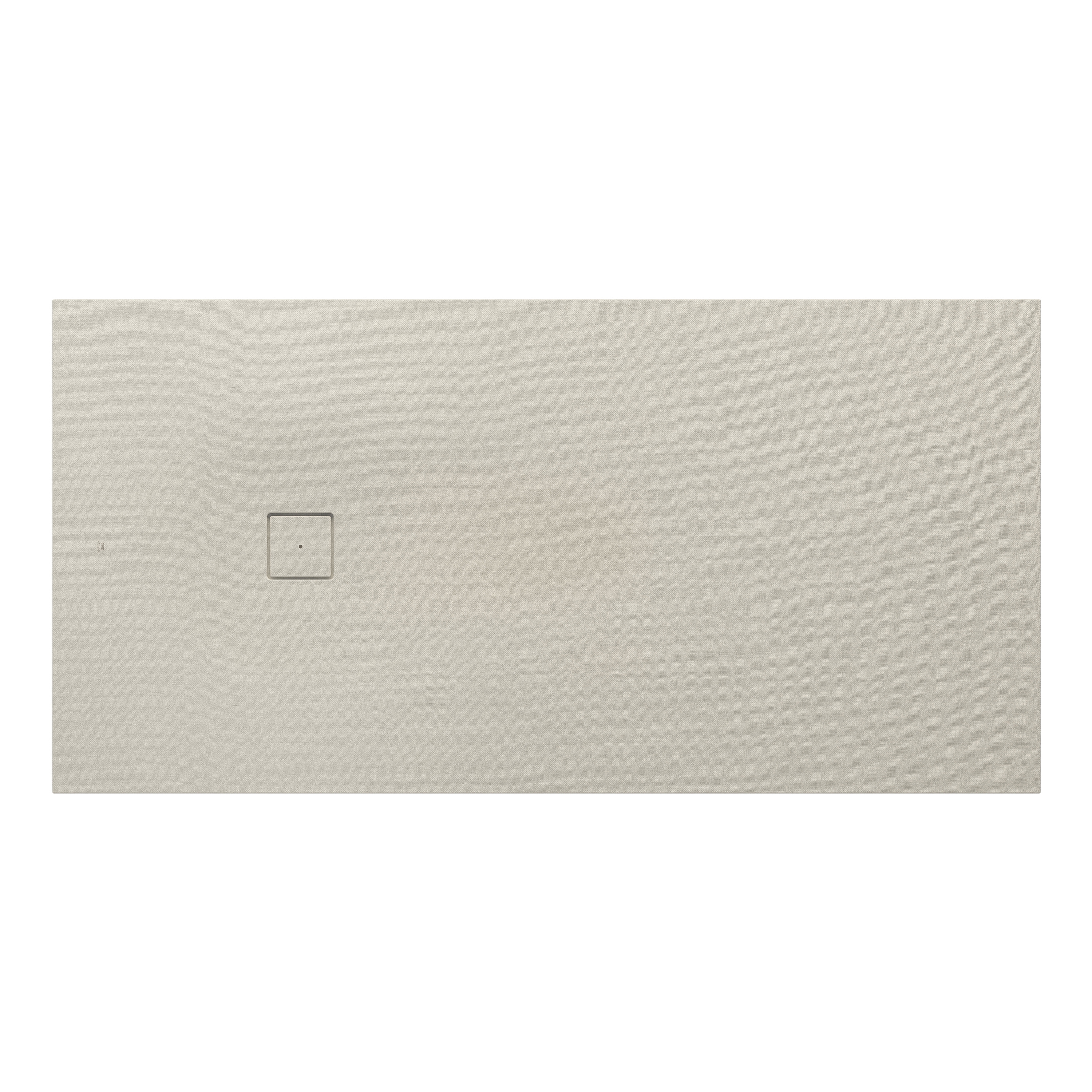 SHOWER TRAYS | XXL superslim shower tray with side waste | Greige