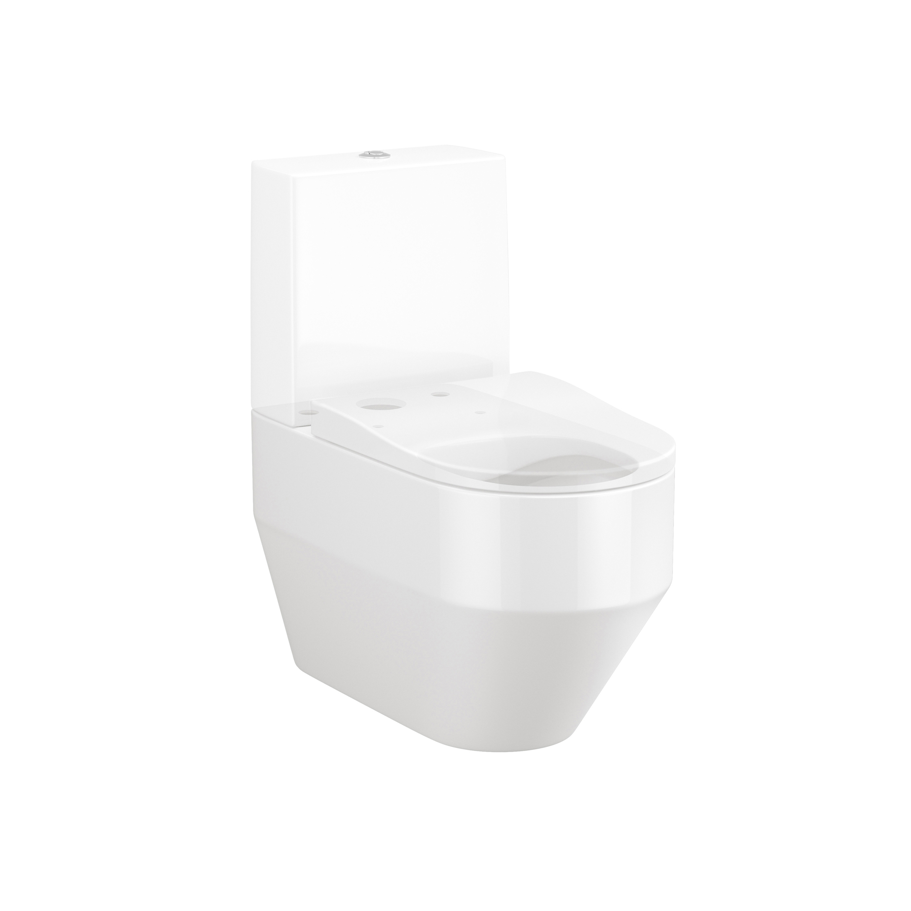 TOILETS | Close-coupled WC | Glossy White