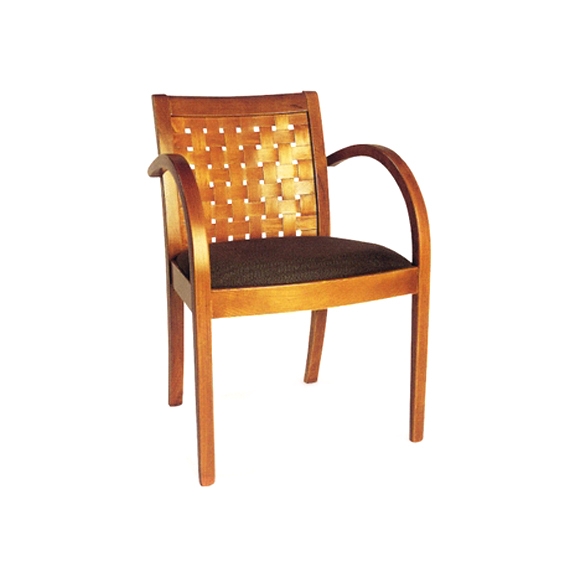 Display product Wood Dining Chair with Armrest from manufacturer BK Barrit