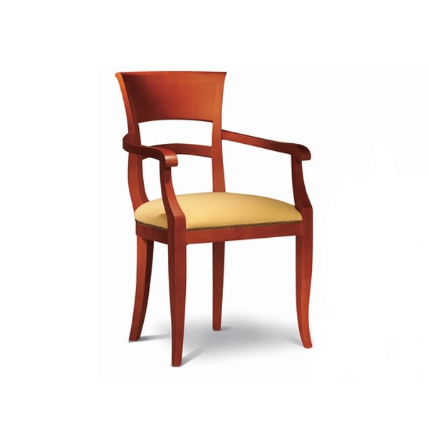 Vertoon produk Wood Dining Chair with Armrest van vervaardiger BK Barrit