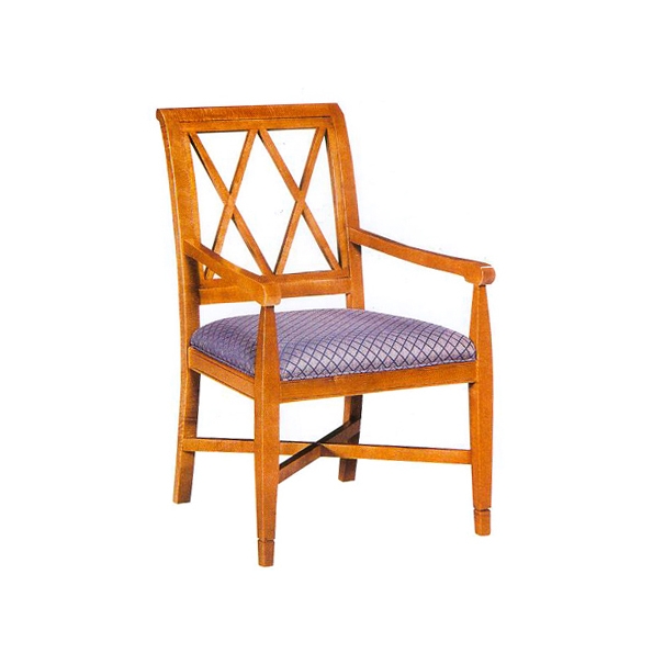 Display product Wood Dining Chair with Armrest from manufacturer BK Barrit