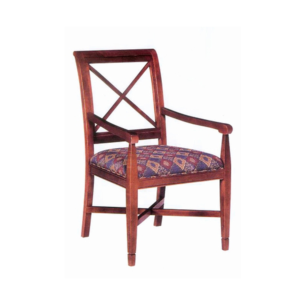 Mostra il prodotto Wood Dining Chair with Armrest del produttore BK Barrit