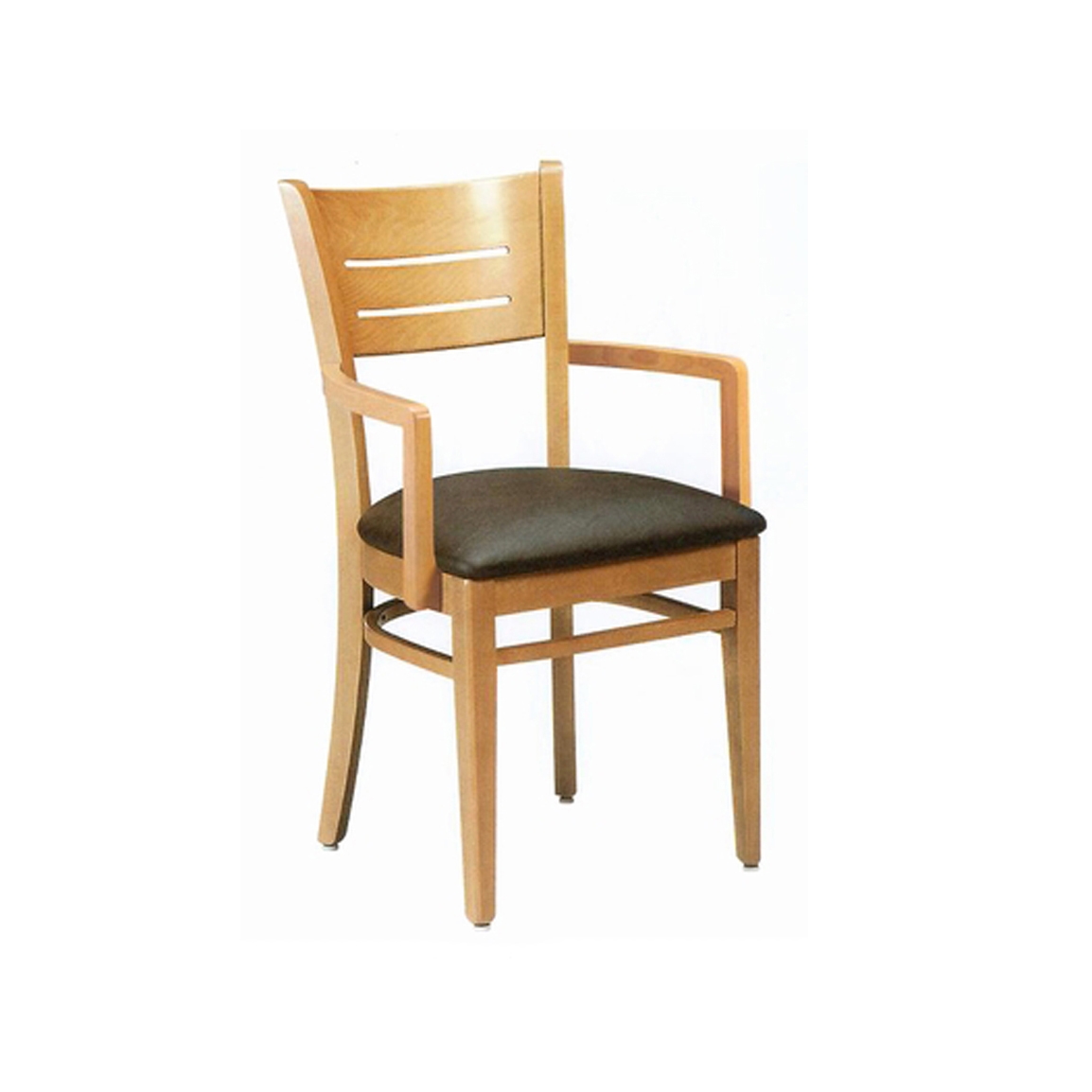 Display product Wood Dining Chair with Armrest from manufacturer BK Barrit