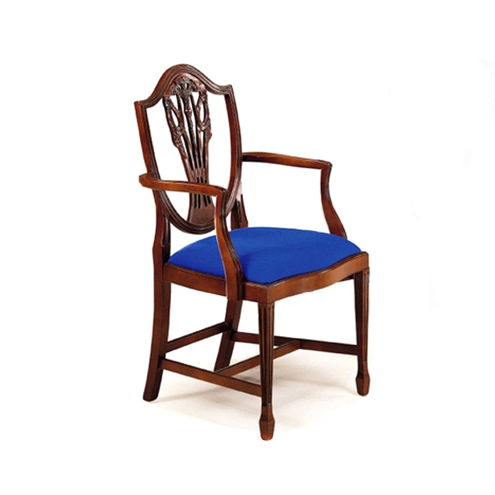 Display product Wood Dining Chair with Armrest from manufacturer BK Barrit