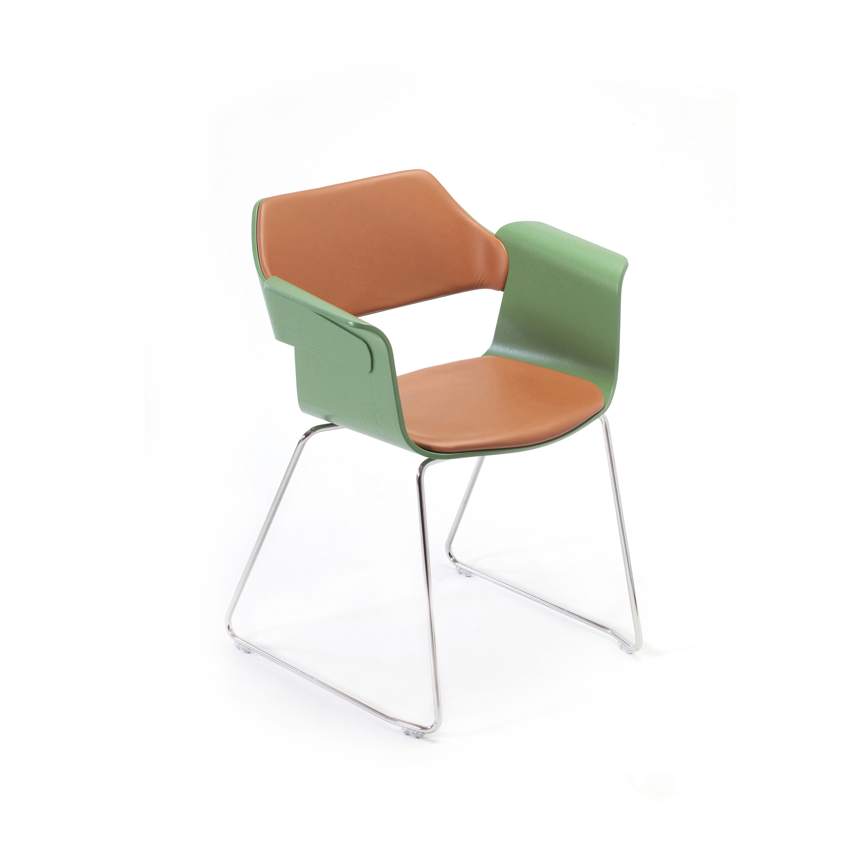 Flagship Armchair with sled base