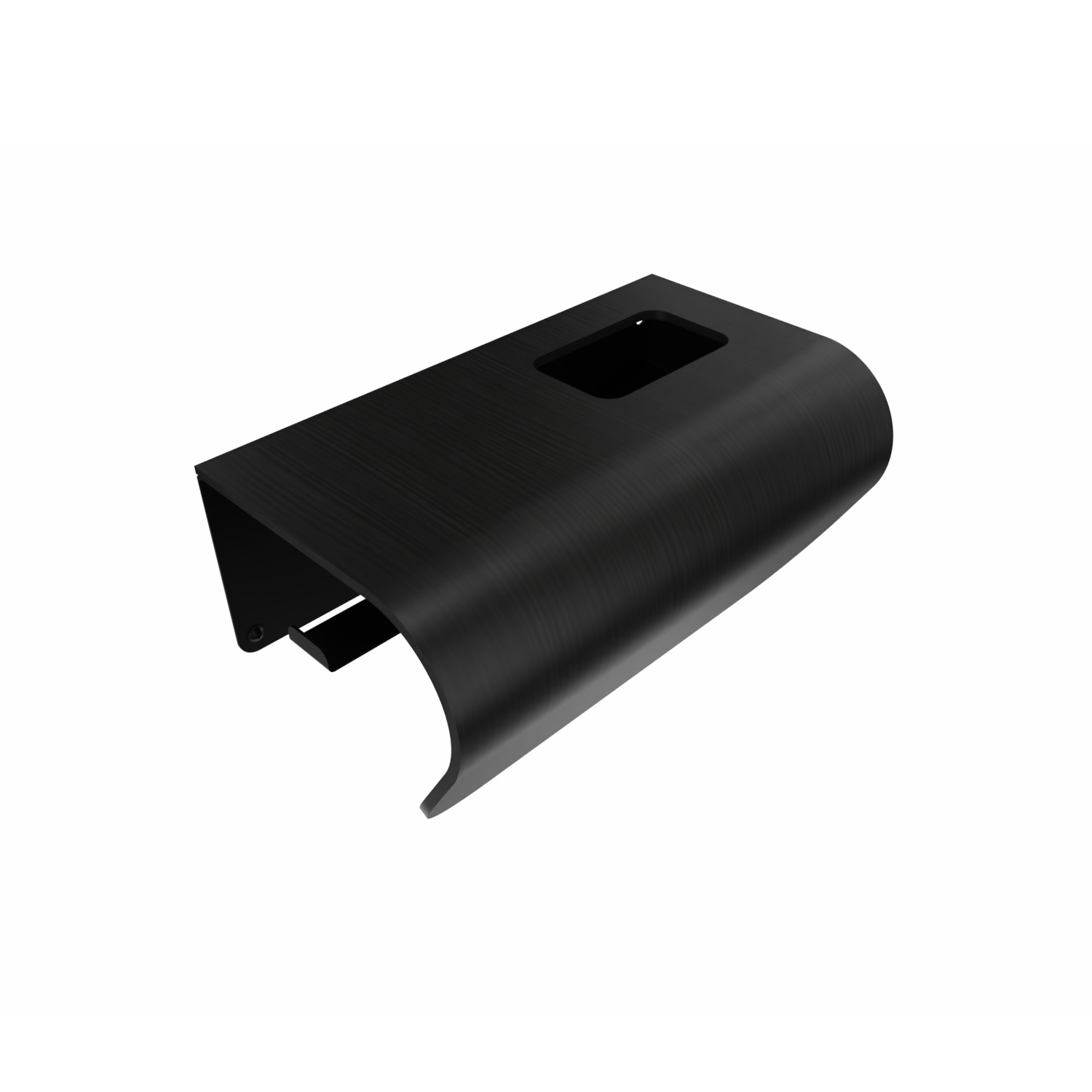 Captain horizontal toilet roll holder with wet wipe dispenser