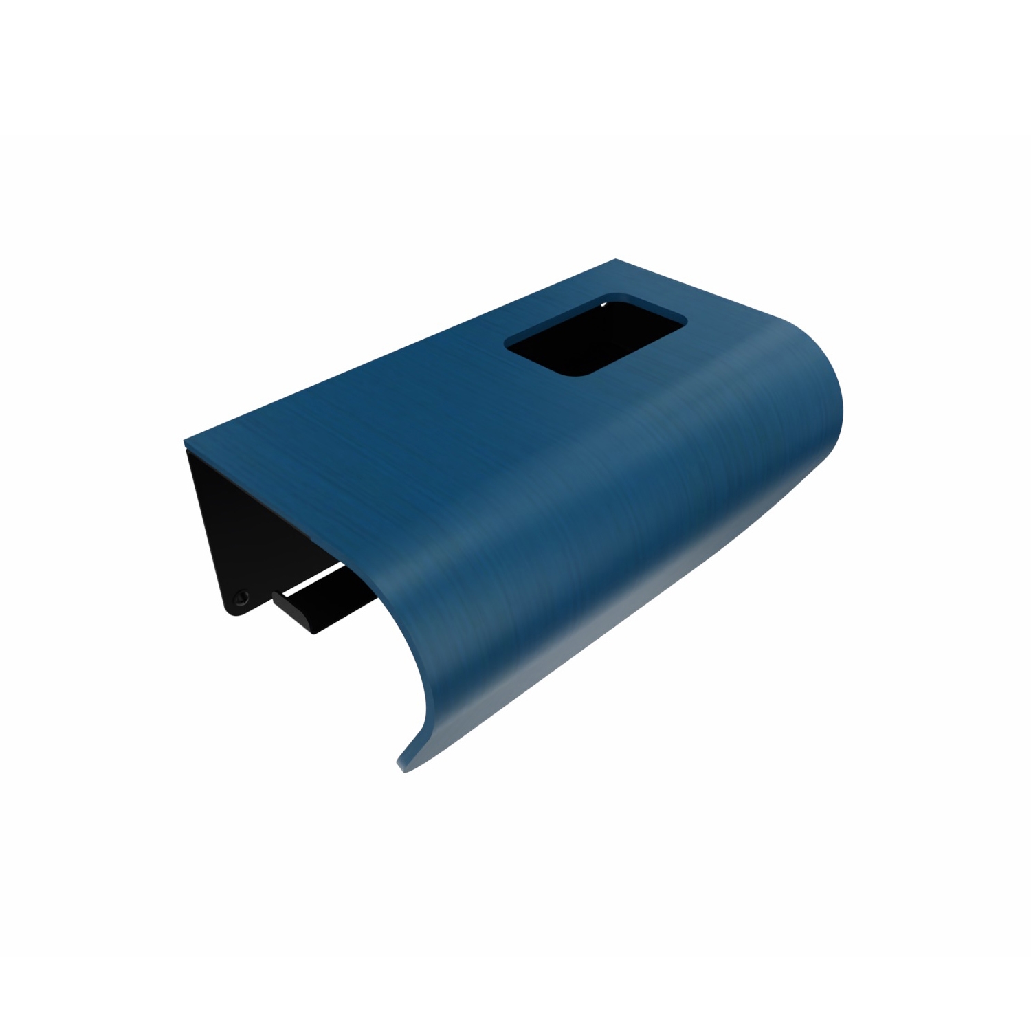 Captain horizontal toilet roll holder with wet wipe dispenser