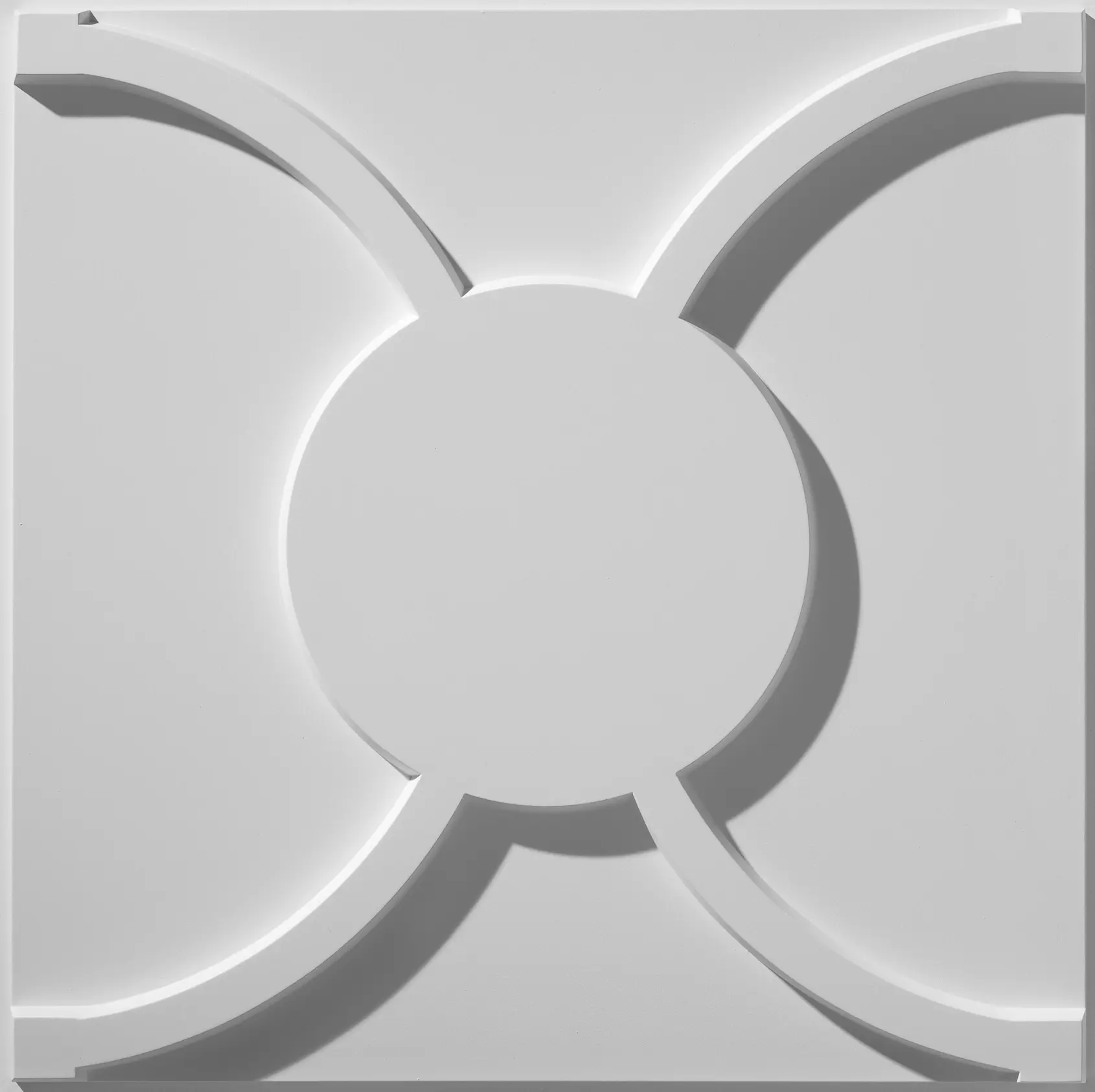 Above View Inc - Cloverleaf Flat Center Ceiling Tile