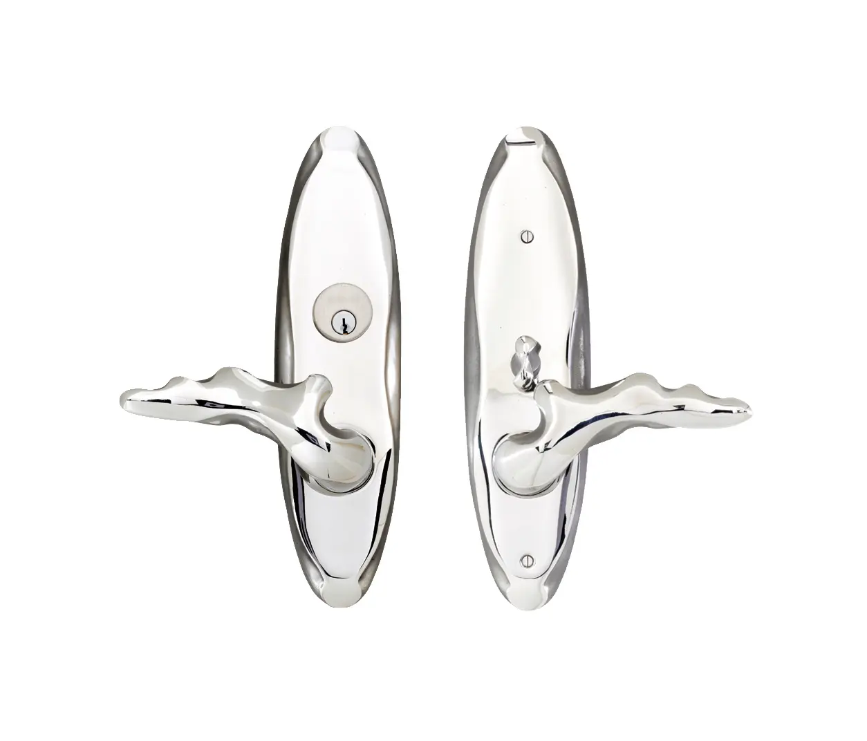 Martin Pierce Hardware - Ergo - Door Lever Set - Entry