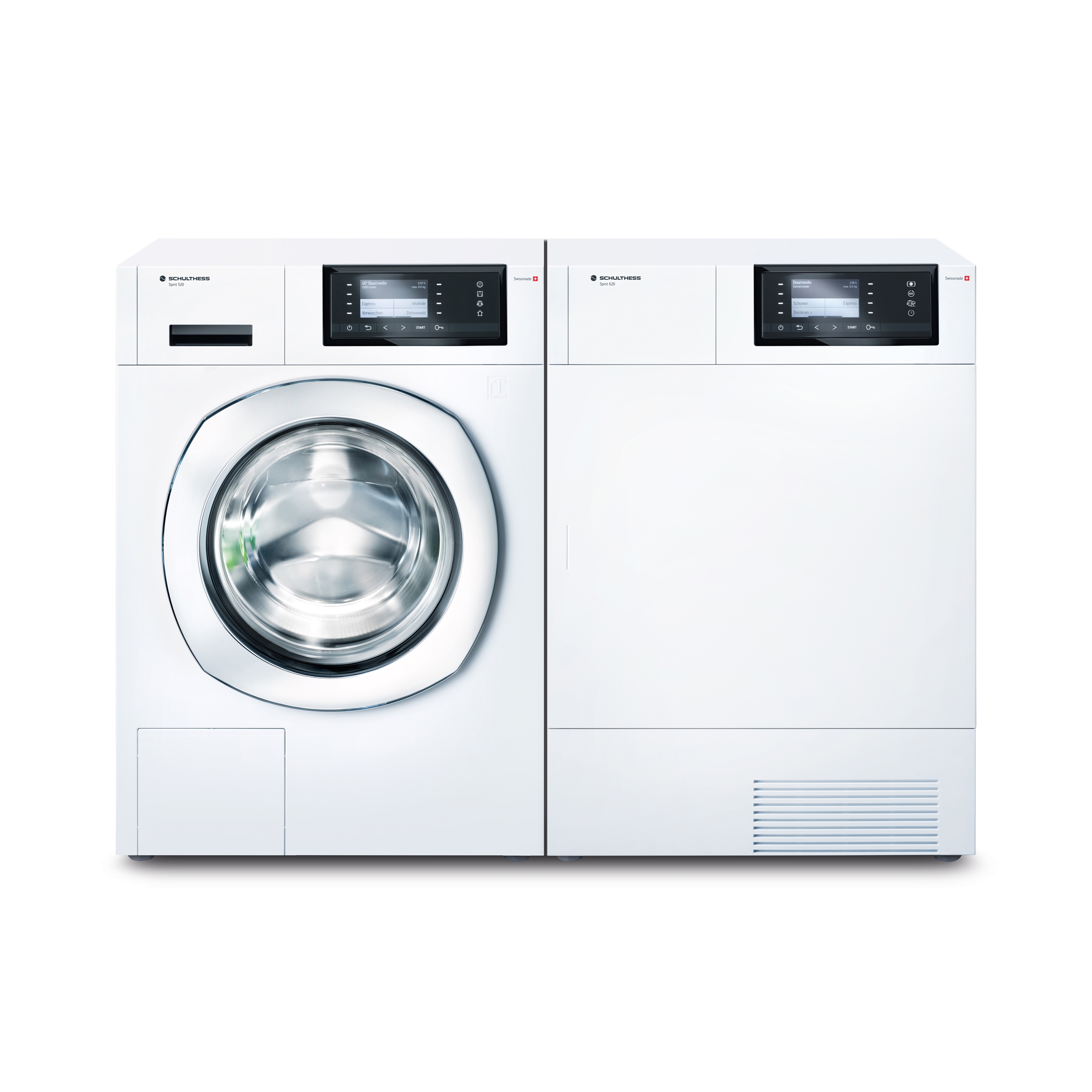 Display product Washing machine Spirit 520 + Dryer Spirit 620 from manufacturer Schulthess Maschinen
