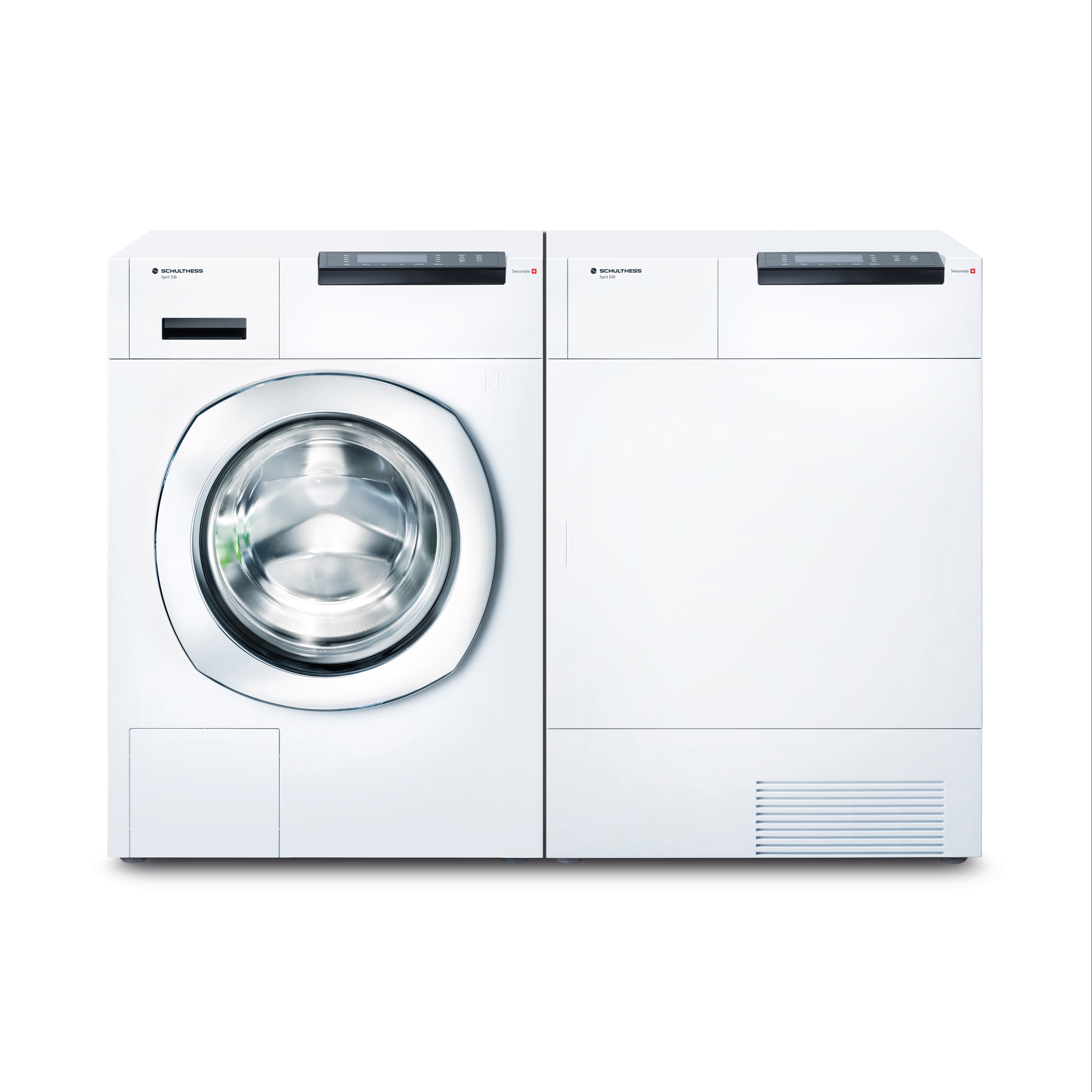 Display product Washing machine Spirit 530 + Dryer Spirit 630 top from manufacturer Schulthess Maschinen