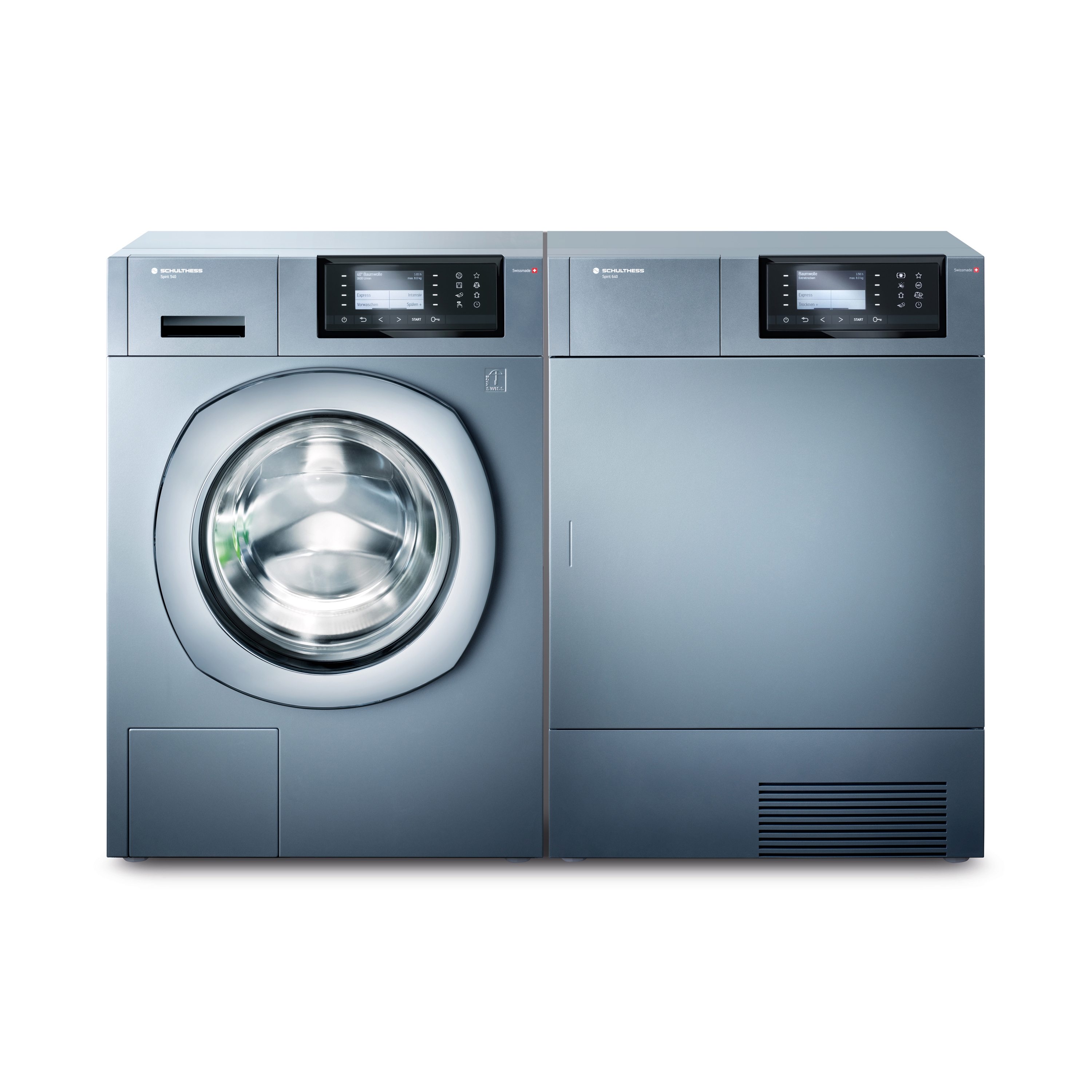 Display product Washing machine Spirit 540 + Dryer Spirit 640 artline from manufacturer Schulthess Maschinen