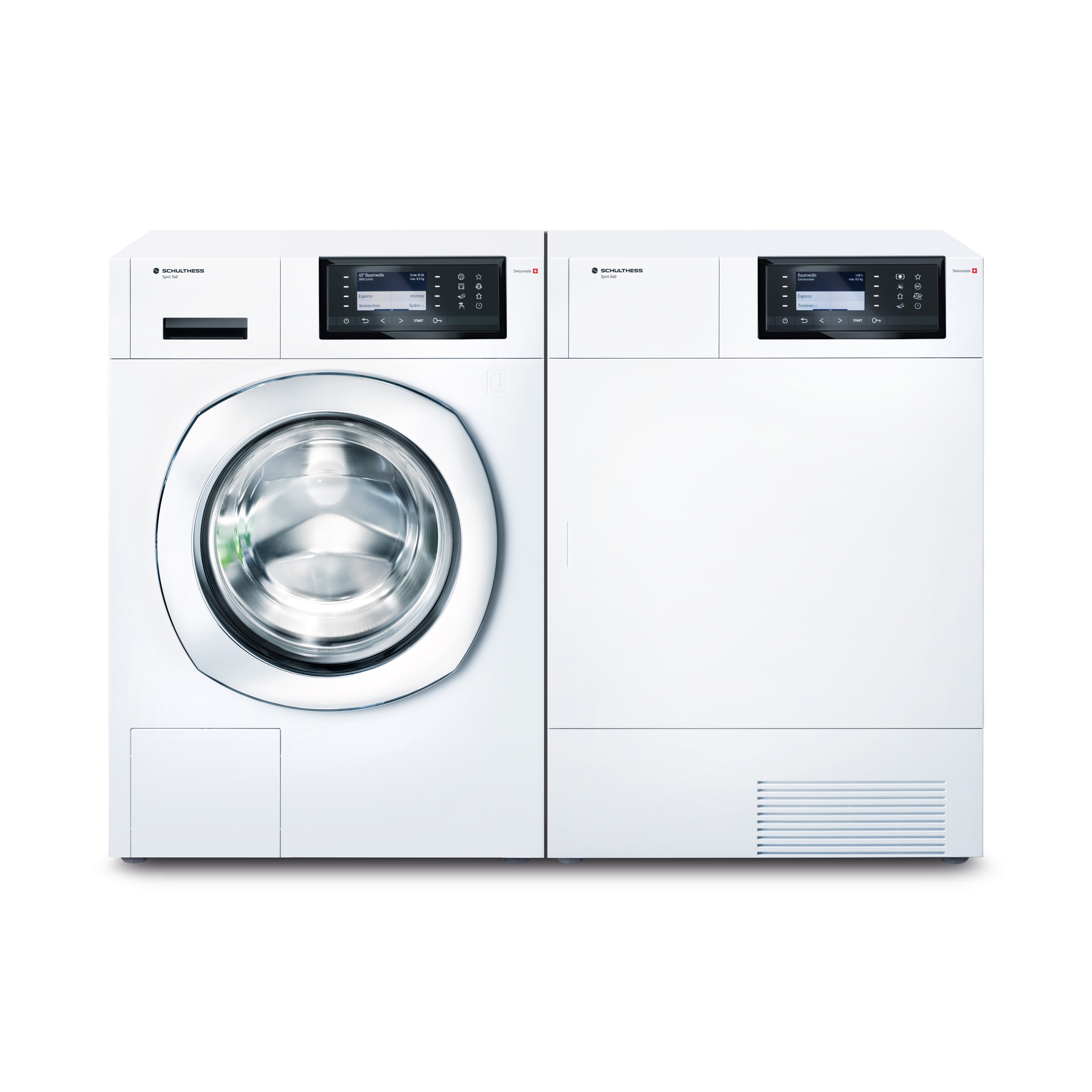Display product Washing machine Spirit 540 + Dryer Spirit 640 from manufacturer Schulthess Maschinen