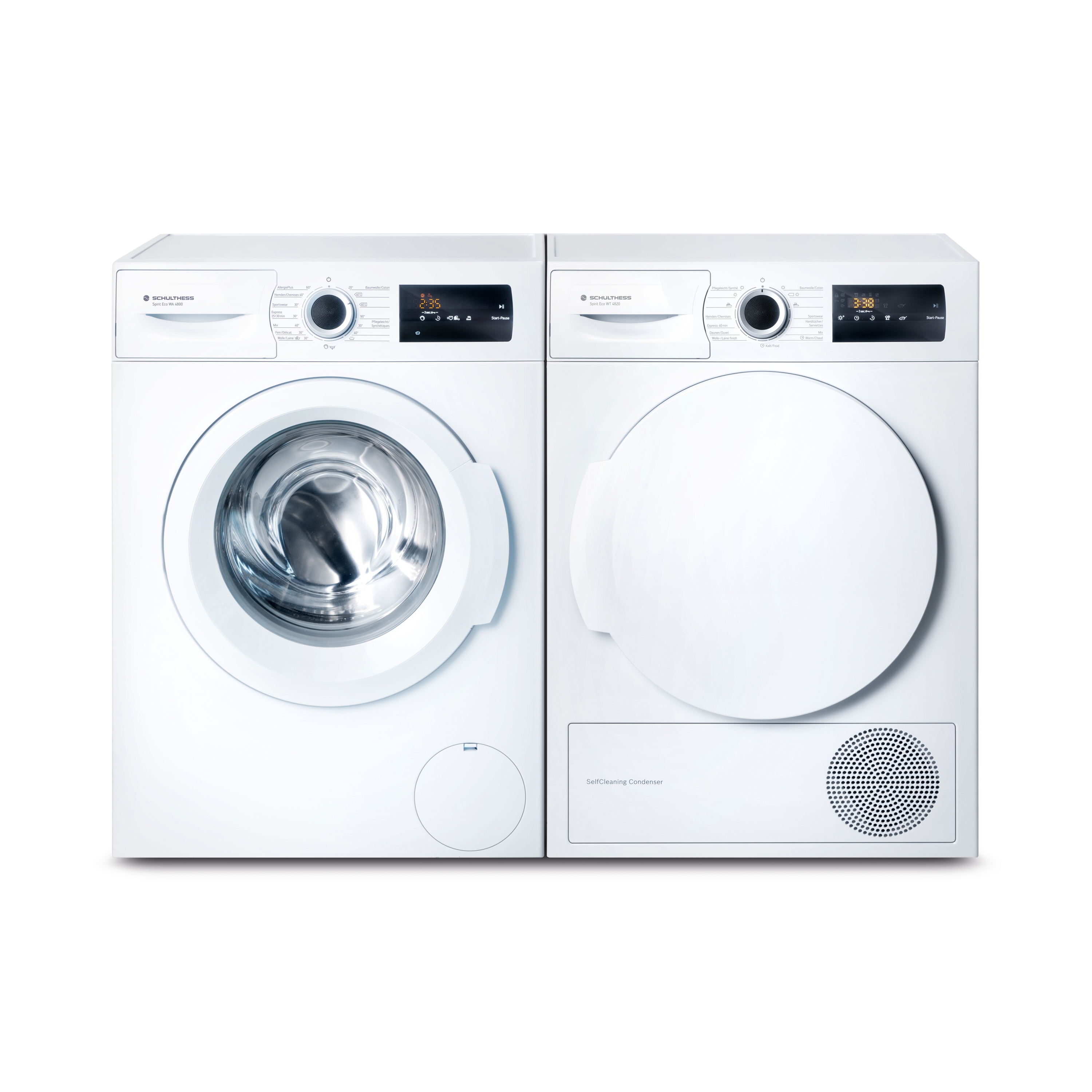 Display product Washing machine Spirit Eco WA 4800 + Dryer Spirit Eco WA 4820 from manufacturer Schulthess Maschinen