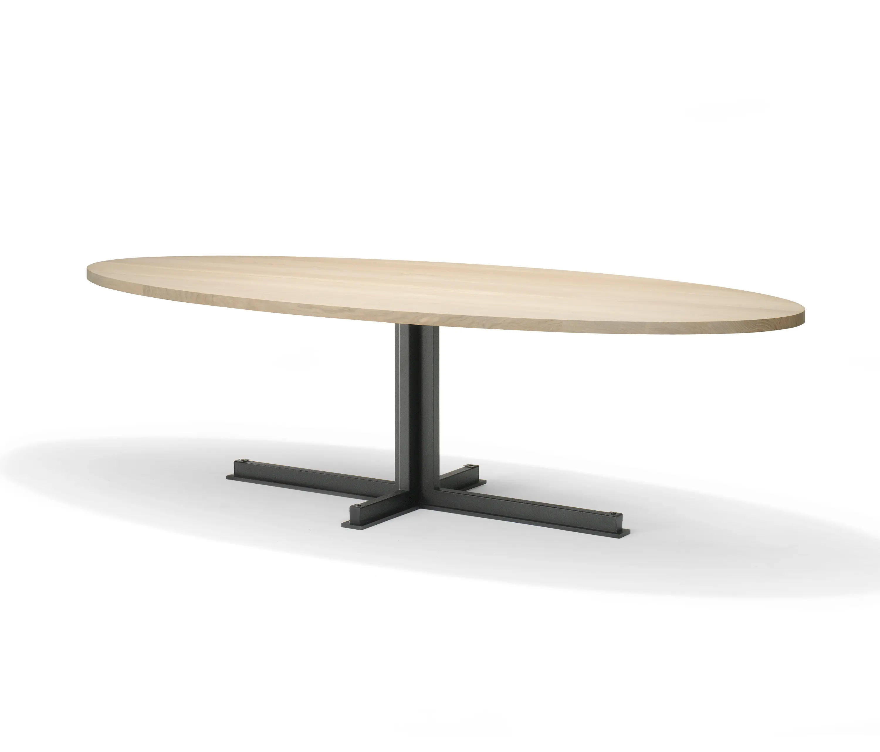 QLiv - Cross Oval Dining Table