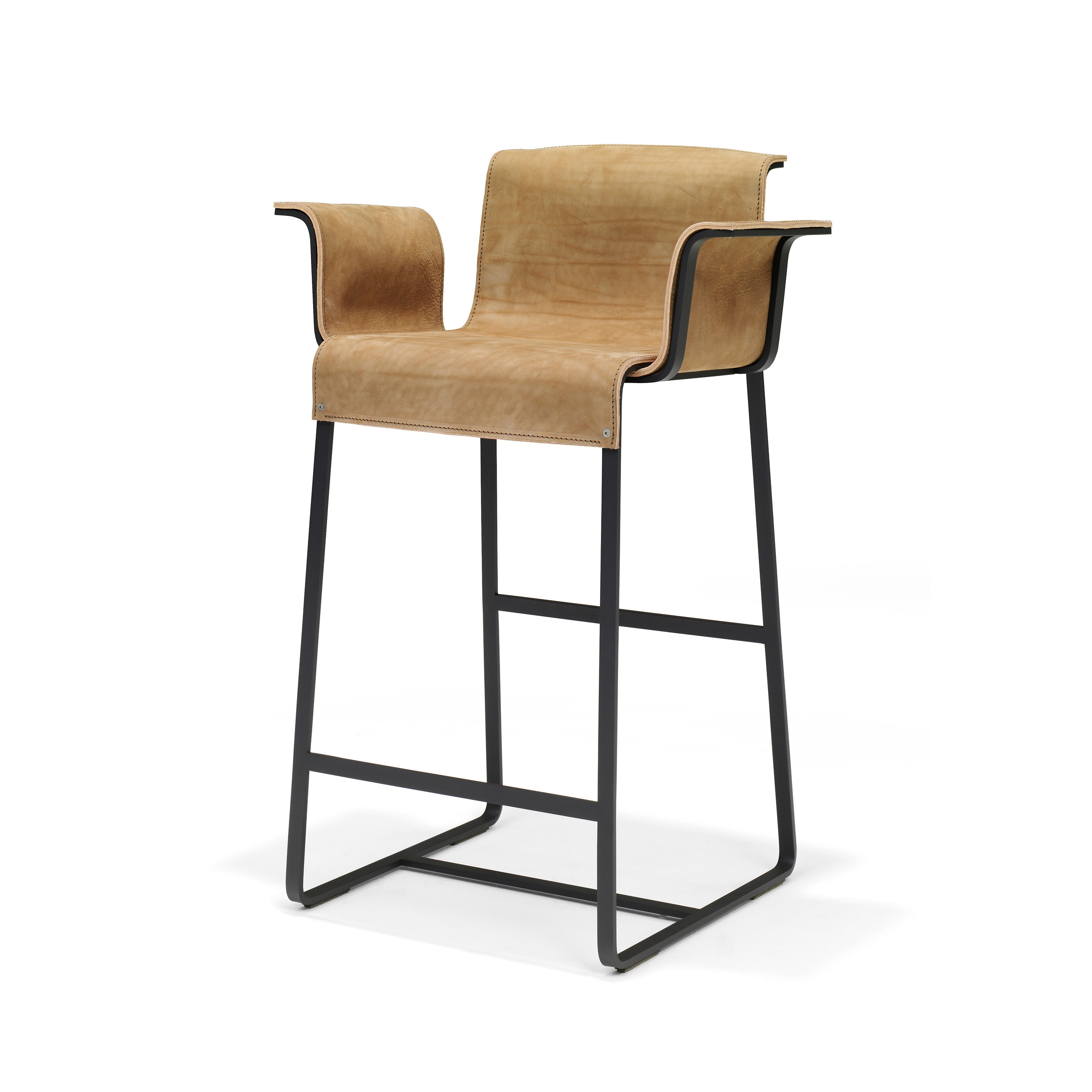 Display product Founded Counter Chair with two arms from manufacturer QLiv