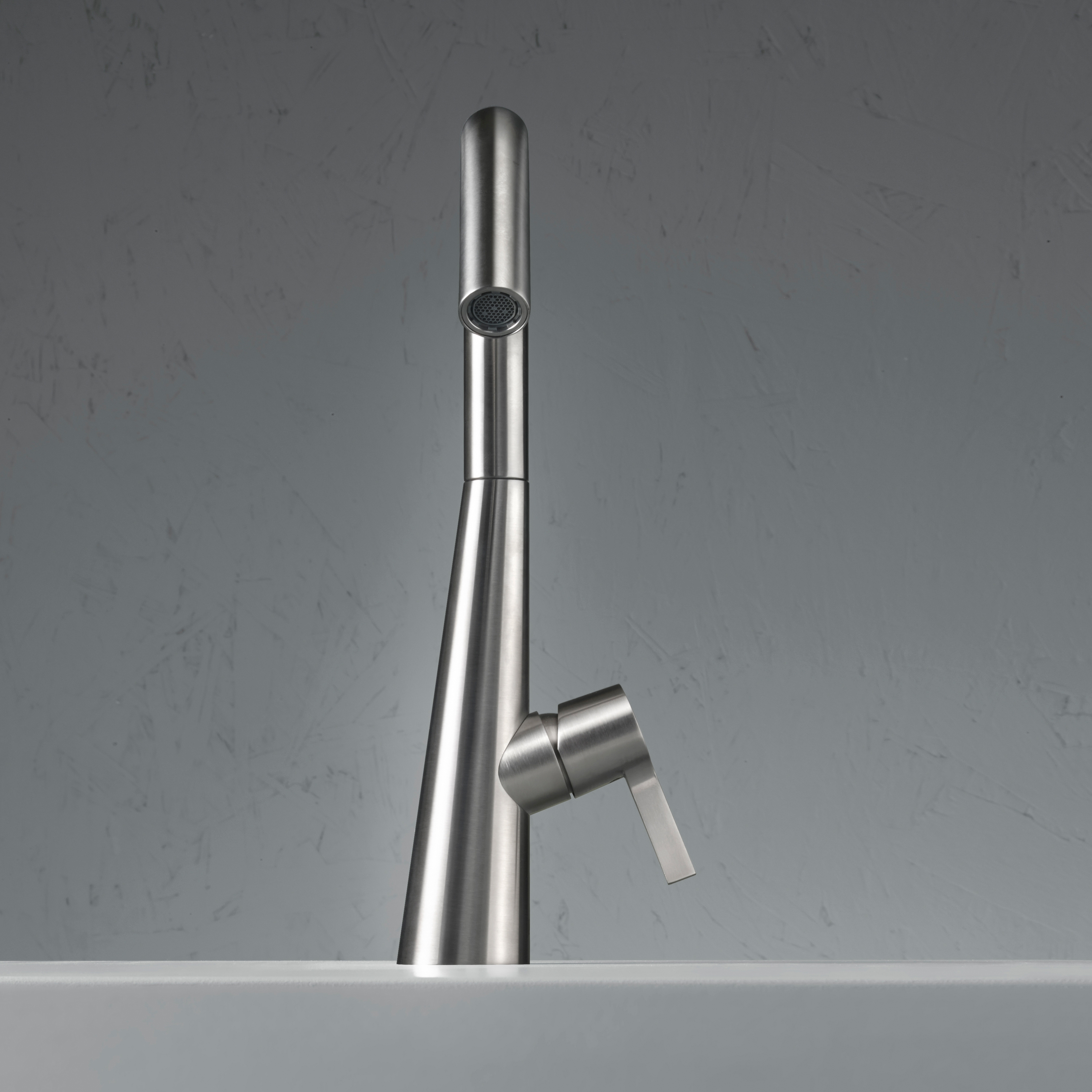 Mostrar el producto Volcano | Stainless steel Deck mounted mixer del fabricante Quadrodesign