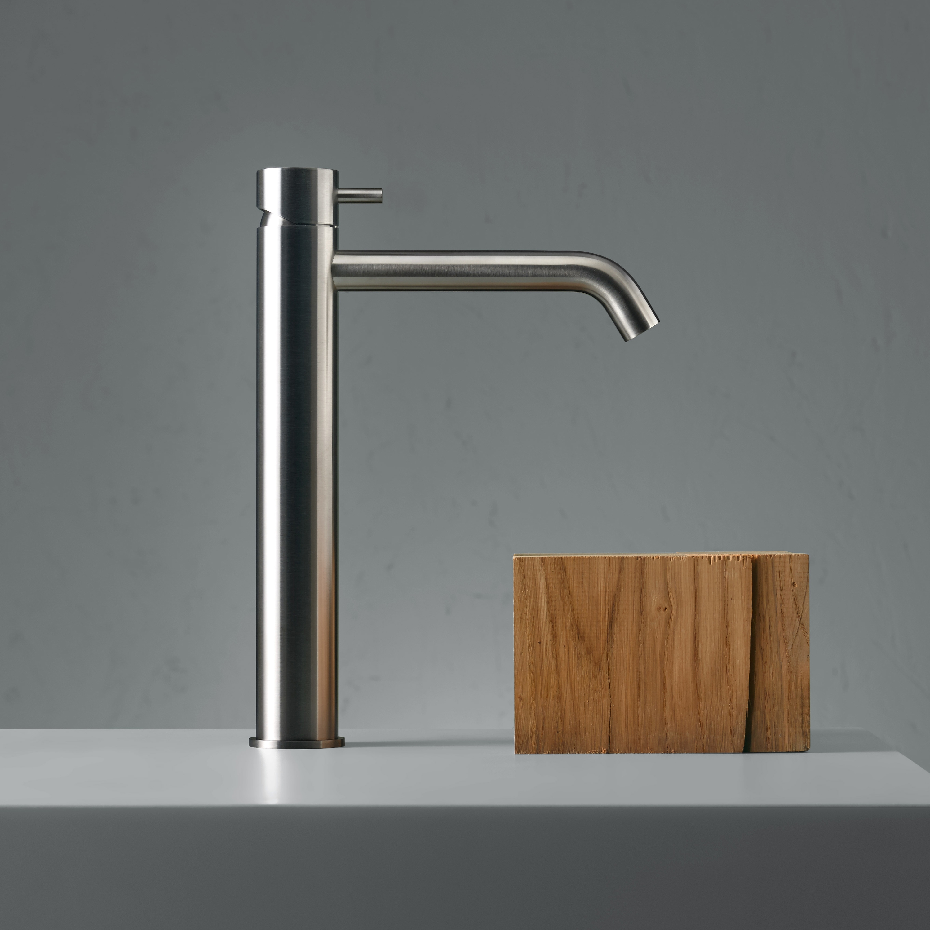 Display product Source | Stainless steel Deck mounted mixer from manufacturer Quadrodesign